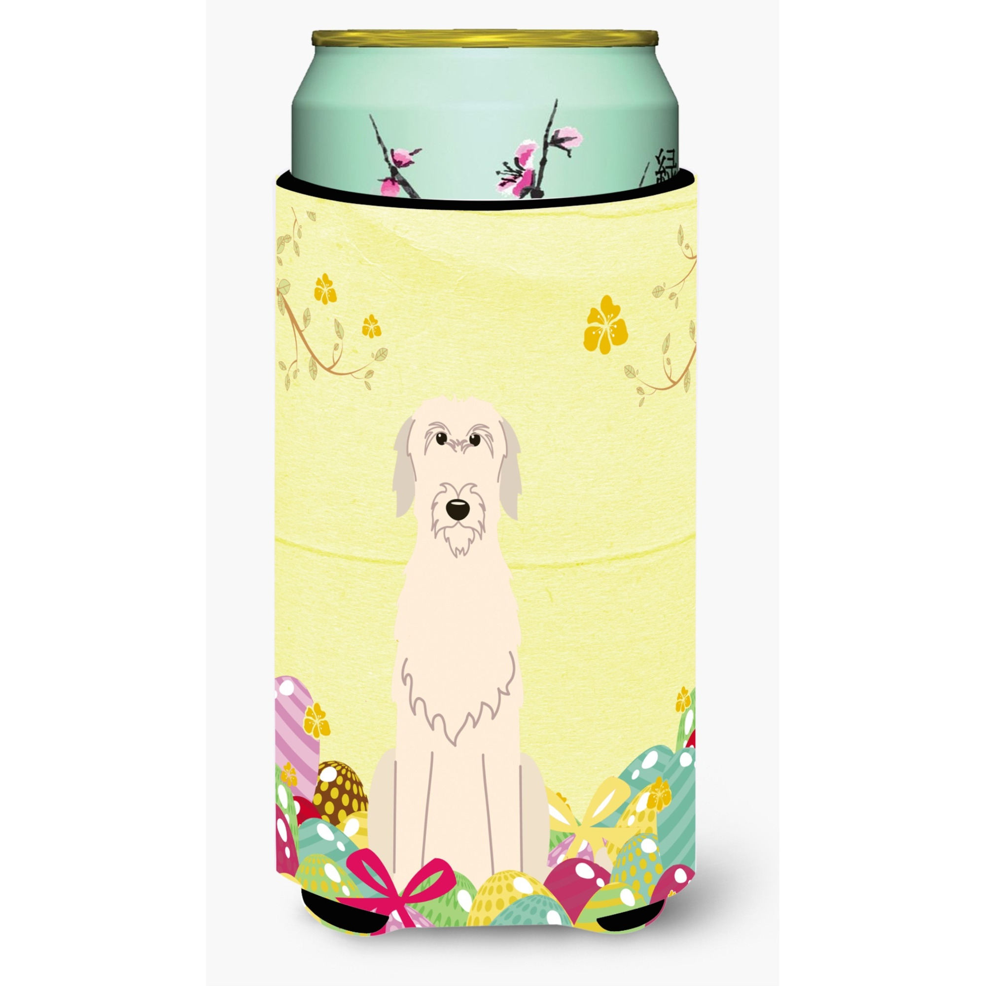 &quotCaroline's Treasures Easter Eggs Irish Wolfhound Tall Boy Beverage Insulator Hugger, Multicolor"