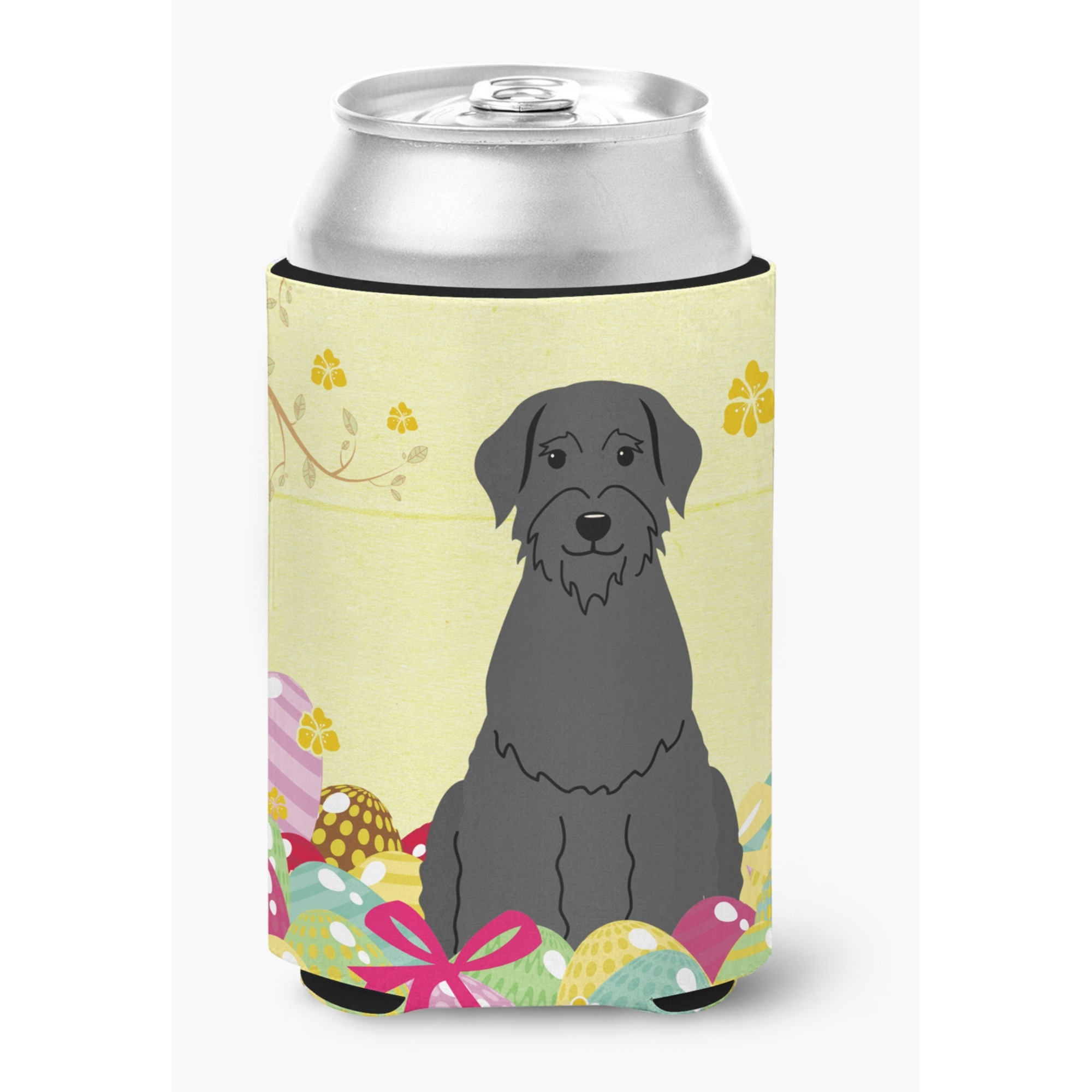 &quotCaroline's Treasures Easter Eggs Giant Schnauzer Can or Bottle Hugger, Can Hugger, Multicolor"