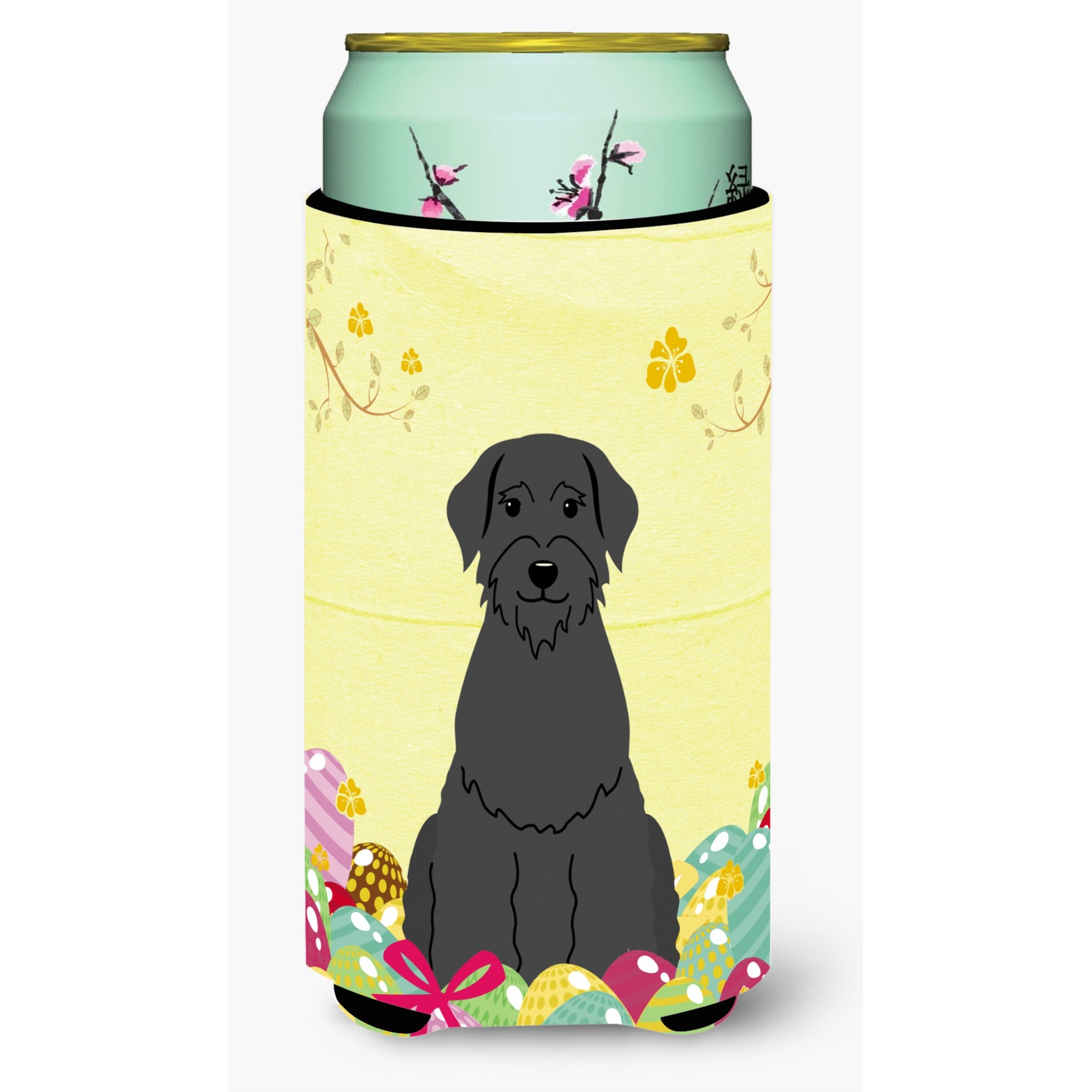 &quotCaroline's Treasures Easter Eggs Giant Schnauzer Tall Boy Beverage Insulator Hugger, Multicolor"