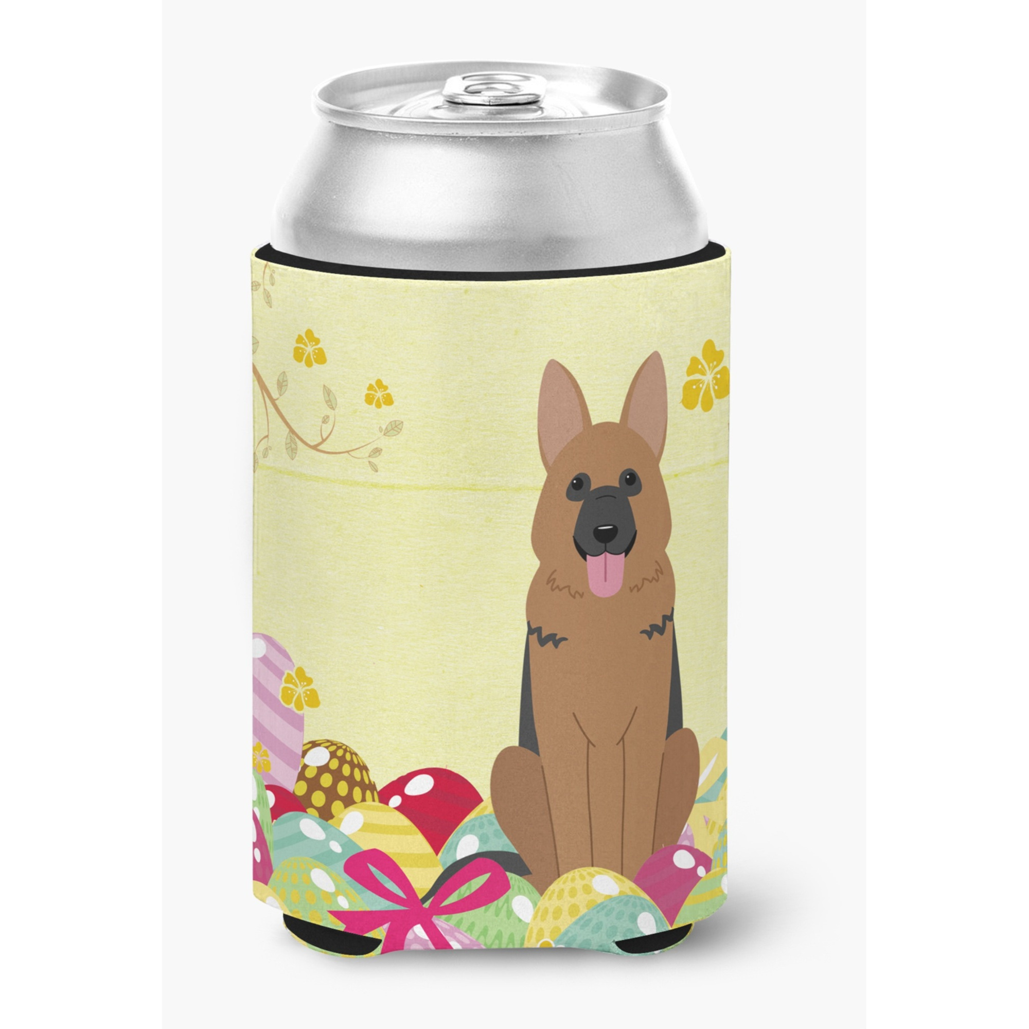 &quotCaroline's Treasures Easter Eggs German Shepherd Can or Bottle Hugger, Can Hugger, Multicolor"