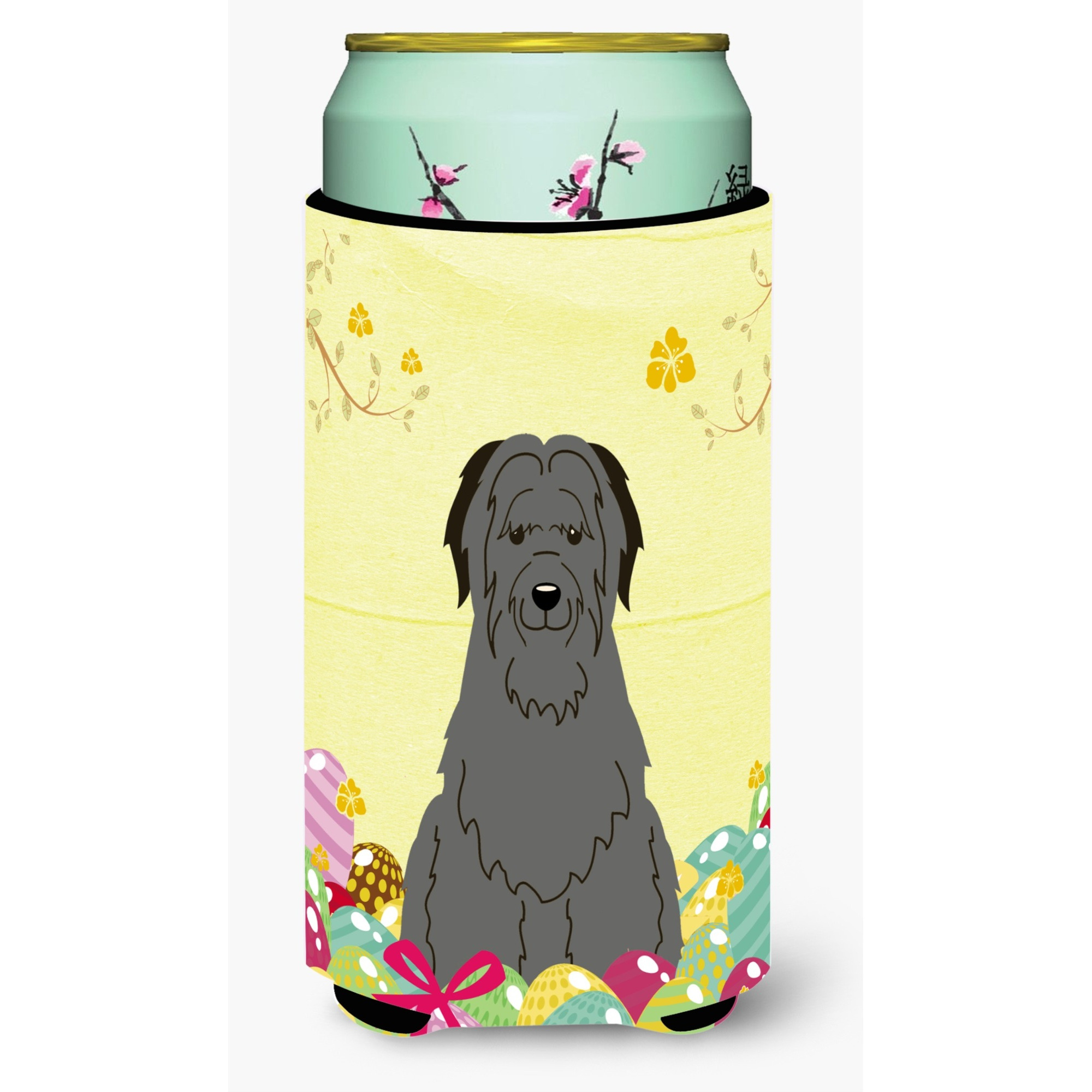 &quotCaroline's Treasures Easter Eggs Briard black Tall Boy Beverage Insulator Hugger, Multicolor"