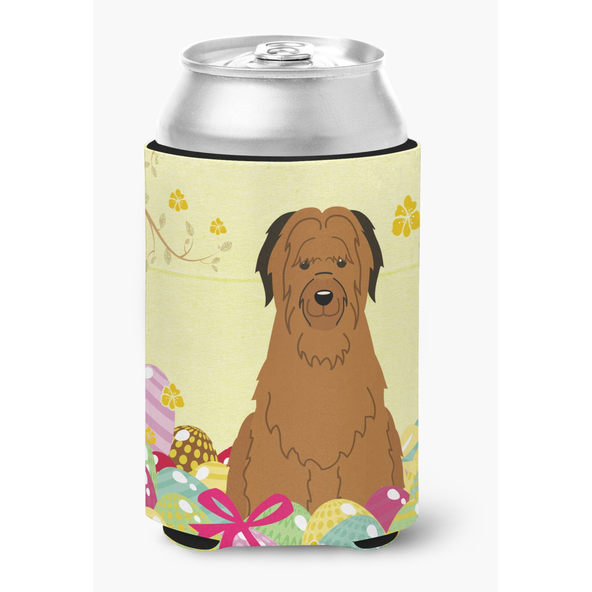 &quotCaroline's Treasures Easter Eggs Briard Brown Can or Bottle Hugger, Can Hugger, Multicolor"