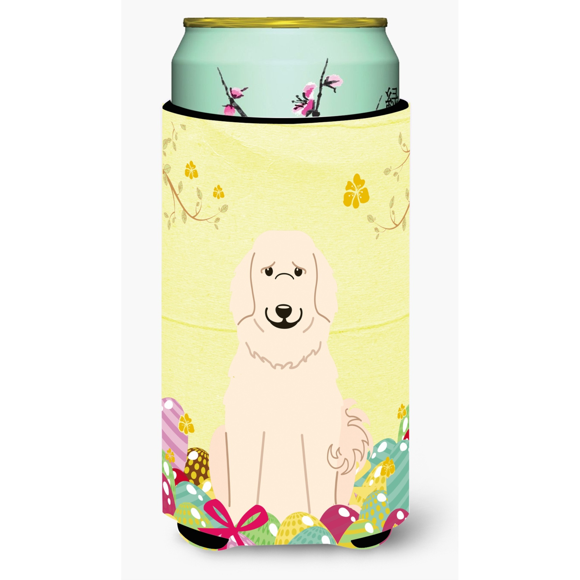 &quotCaroline's Treasures Easter Eggs Great Pyrenese Tall Boy Beverage Insulator Hugger, Multicolor"