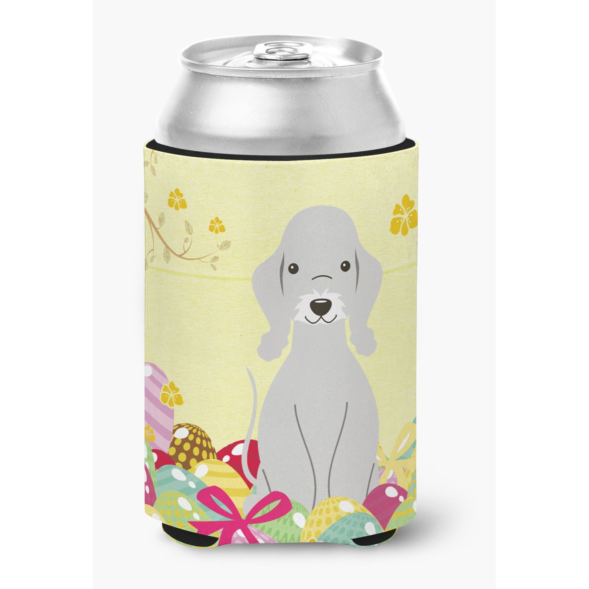 &quotCaroline's Treasures Easter Eggs Bedlington Terrier Blue Can or Bottle Hugger, Can Hugger, Multicolor"