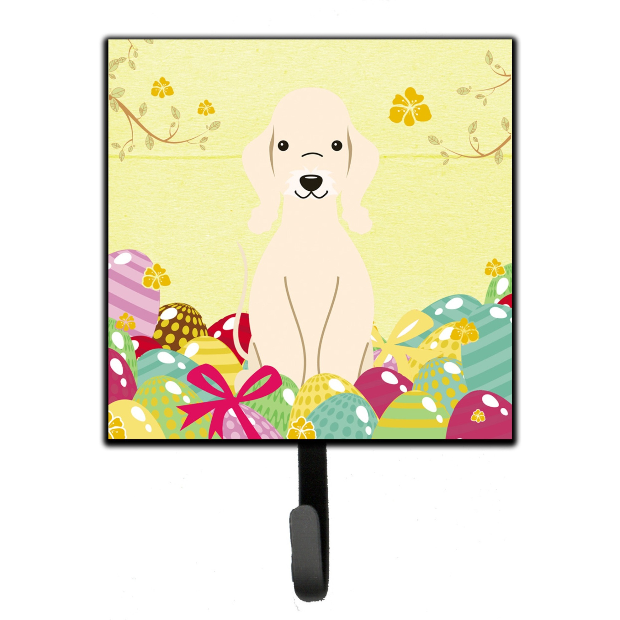 &quotCaroline's Treasures Easter Eggs Bedlington Terrier Sandy Wall Hook, Small, Multicolor"