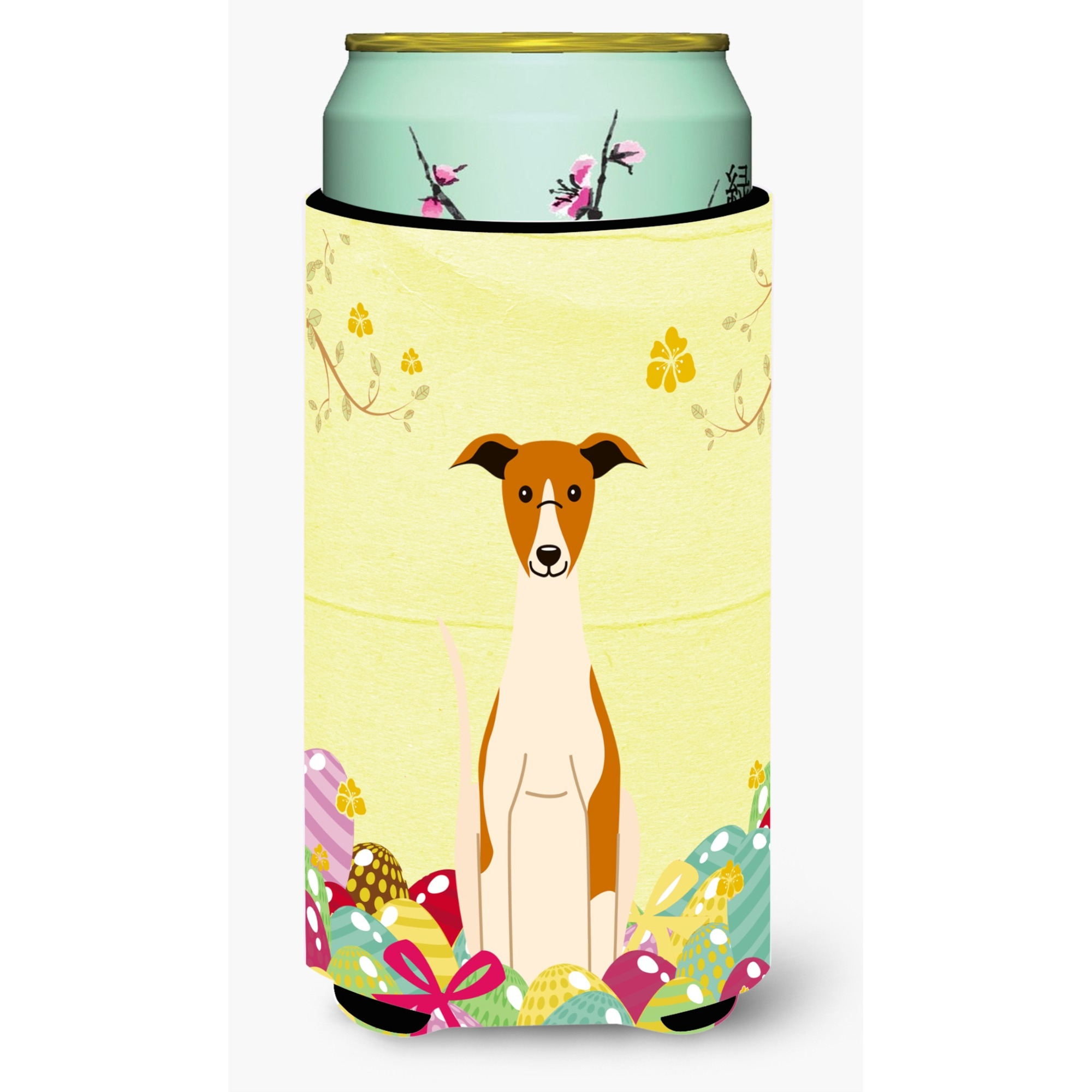 &quotCaroline's Treasures Easter Eggs Whippet Tall Boy Beverage Insulator Hugger, Multicolor"