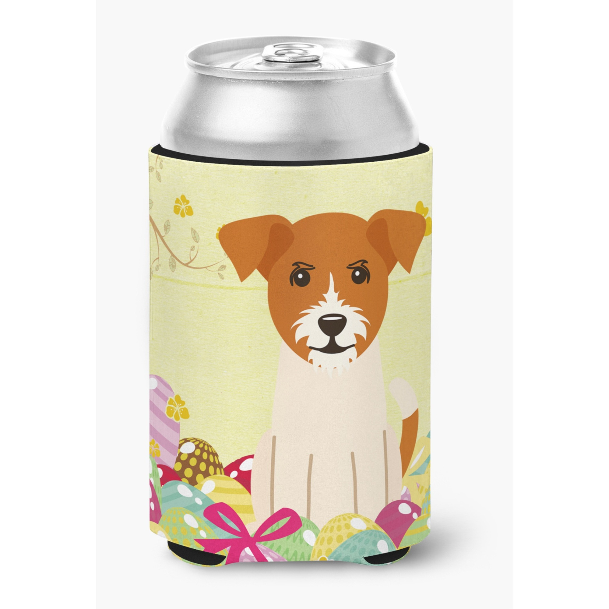 &quotCaroline's Treasures Easter Eggs Jack Russell Terrier Can or Bottle Hugger, Can Hugger, Multicolor"