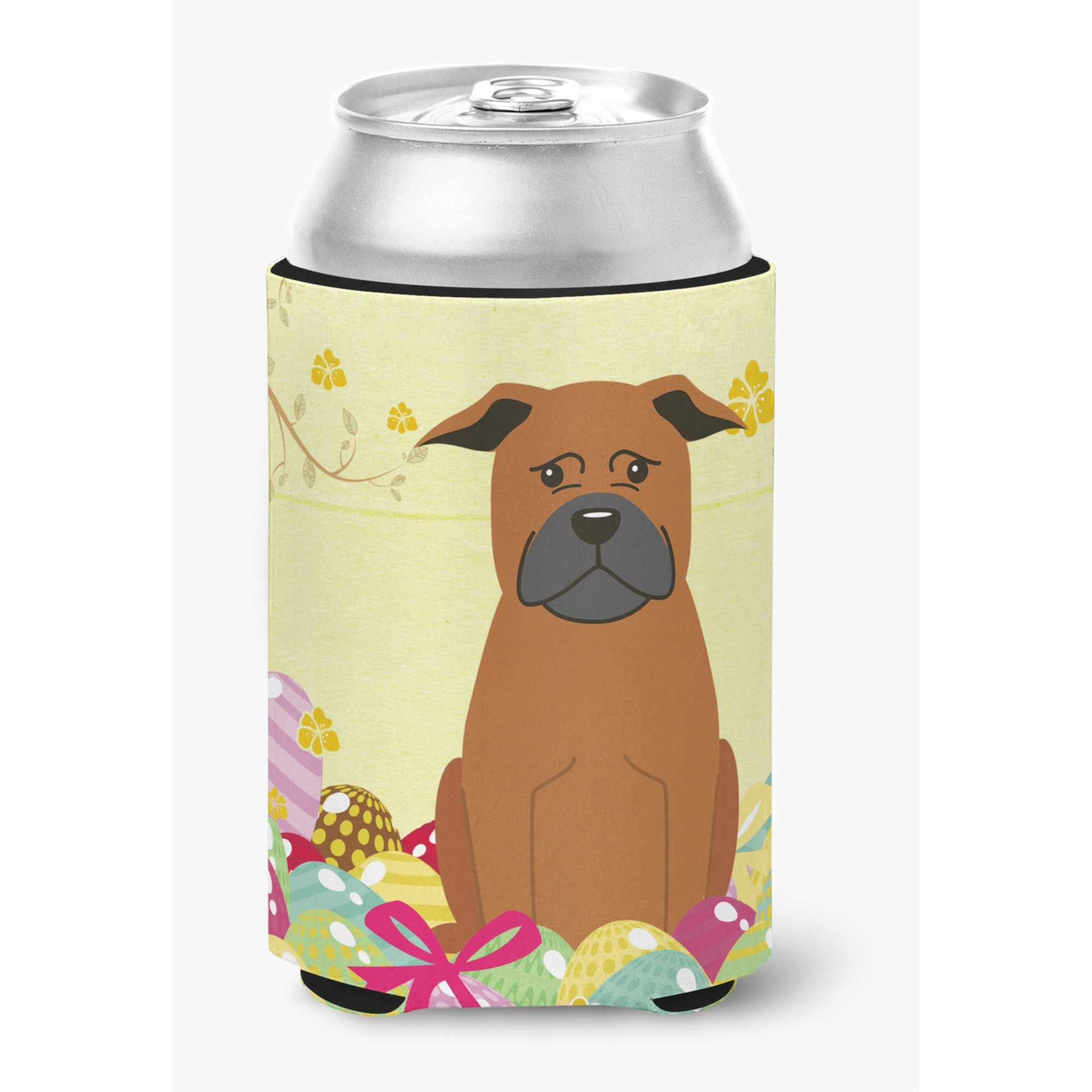 &quotCaroline's Treasures Easter Eggs Chinese Chongqing Dog Can or Bottle Hugger, Can Hugger, Multicolor"