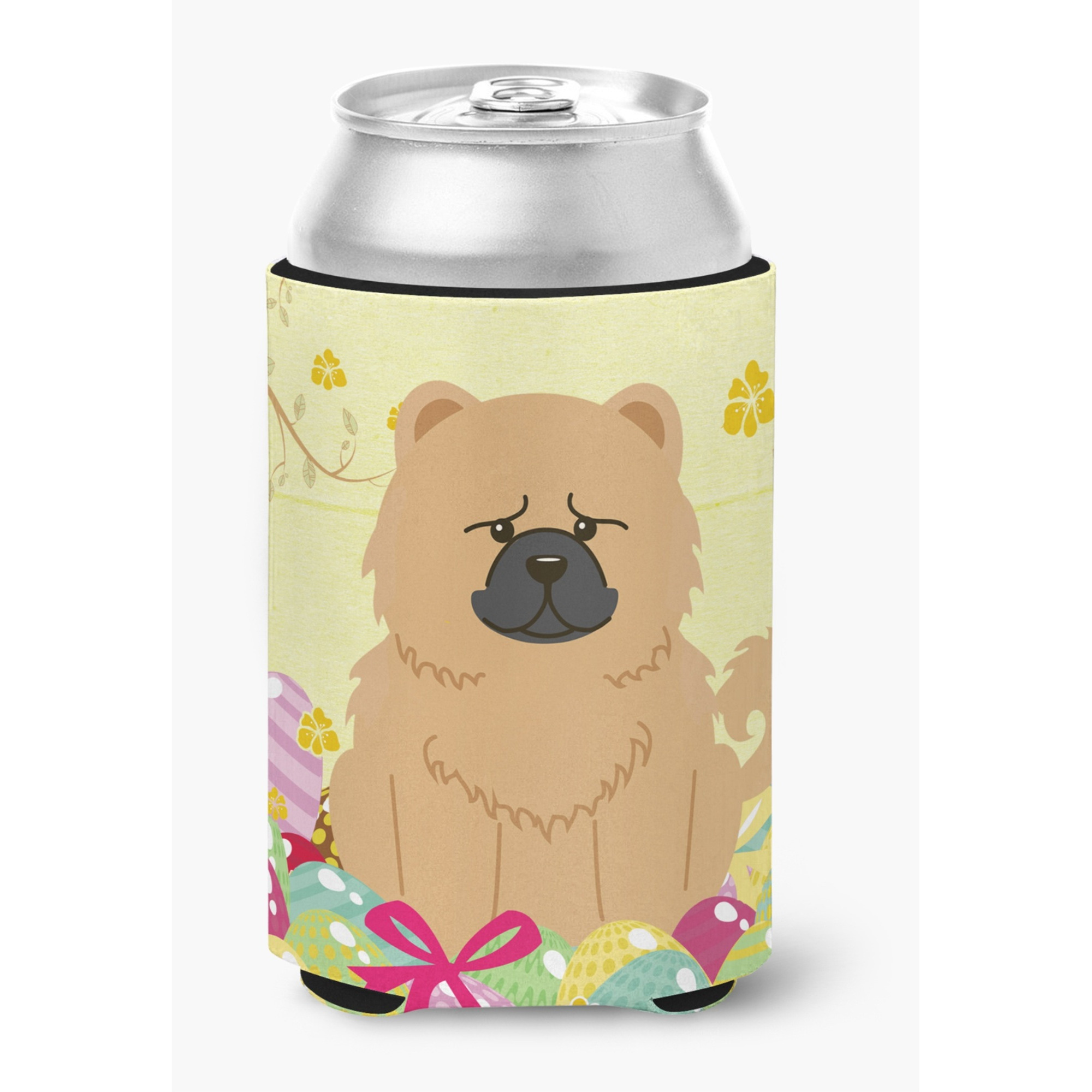 &quotCaroline's Treasures Easter Eggs Chow Cream Can or Bottle Hugger, Can Hugger, Multicolor"