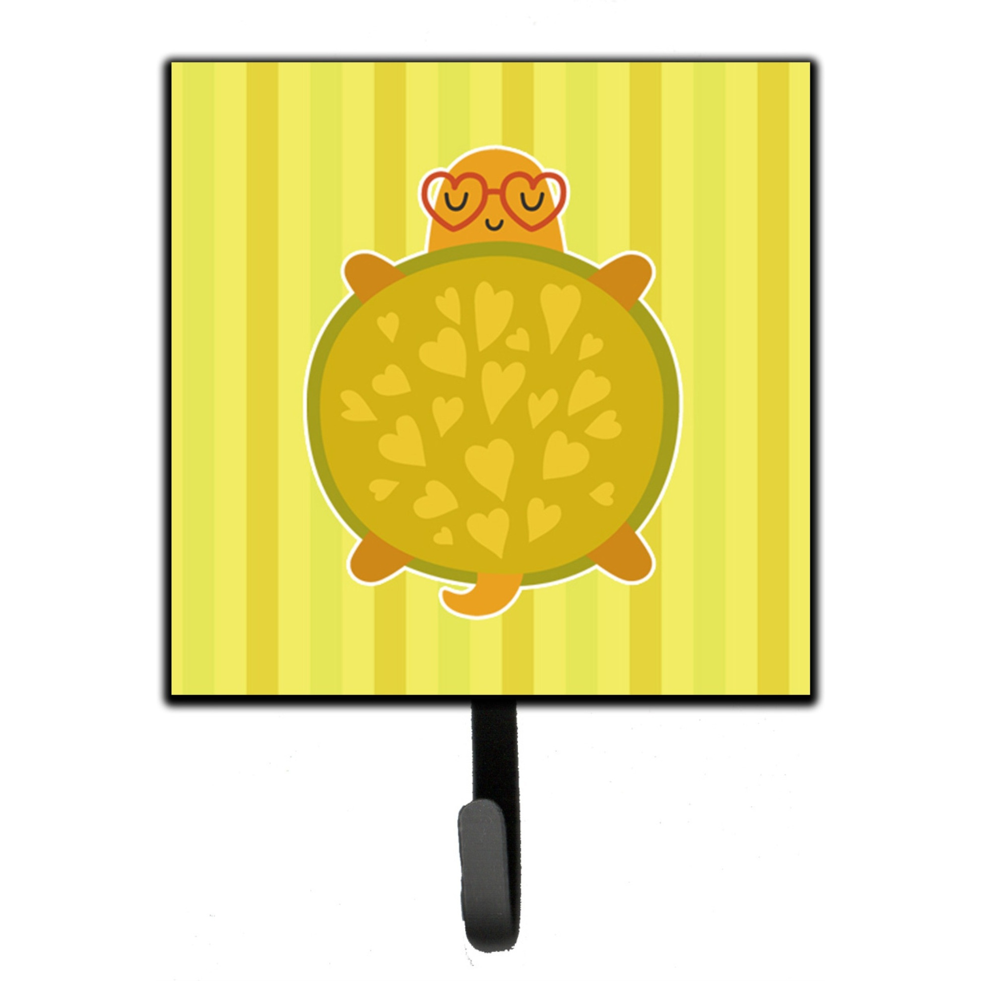 &quotCaroline's Treasures Turtle with Glasses Wall Hook, Small, Multicolor"