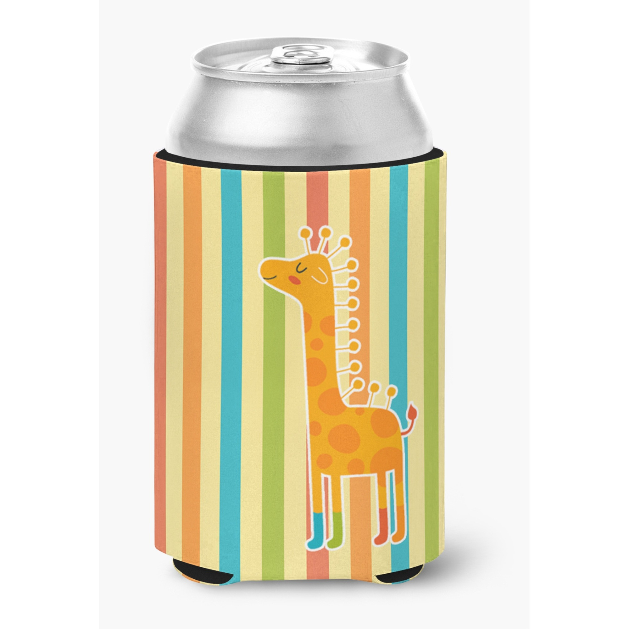 &quotCaroline's Treasures Giraffe In Socks Can or Bottle Hugger, Can Hugger, Multicolor"