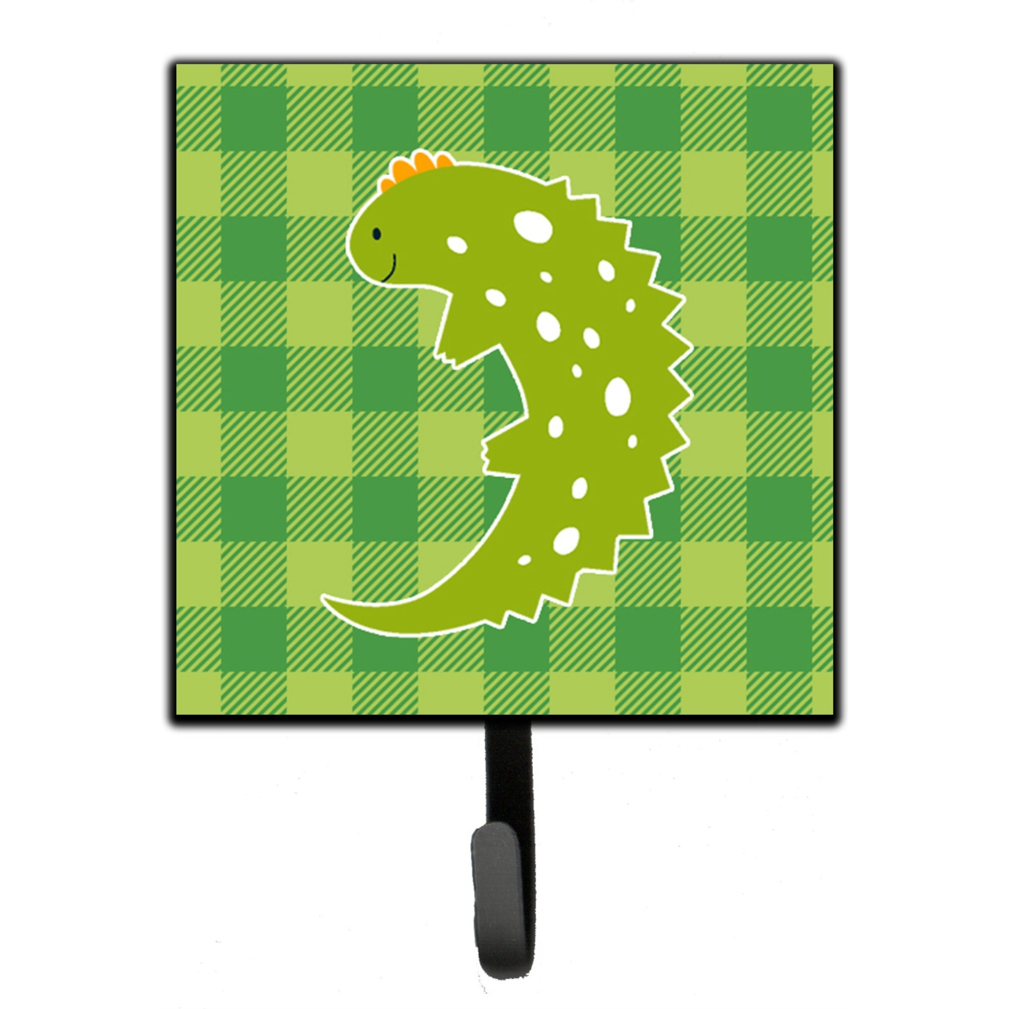 &quotCaroline's Treasures Lizard on Plaid Wall Hook, Small, Multicolor"