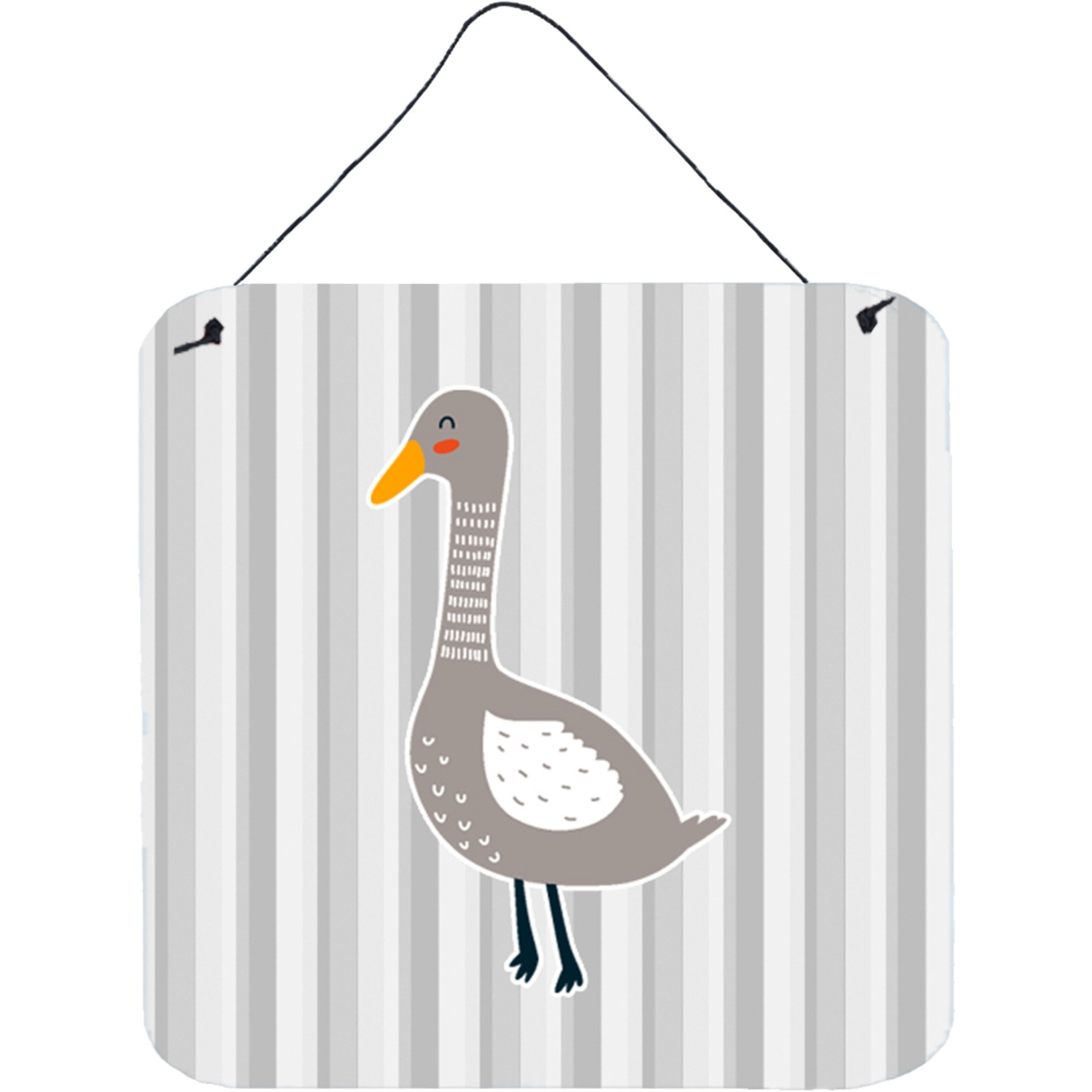 &quotCaroline's Treasures Grey Goose Metal Print, 6"" x 6"", Multicolor"