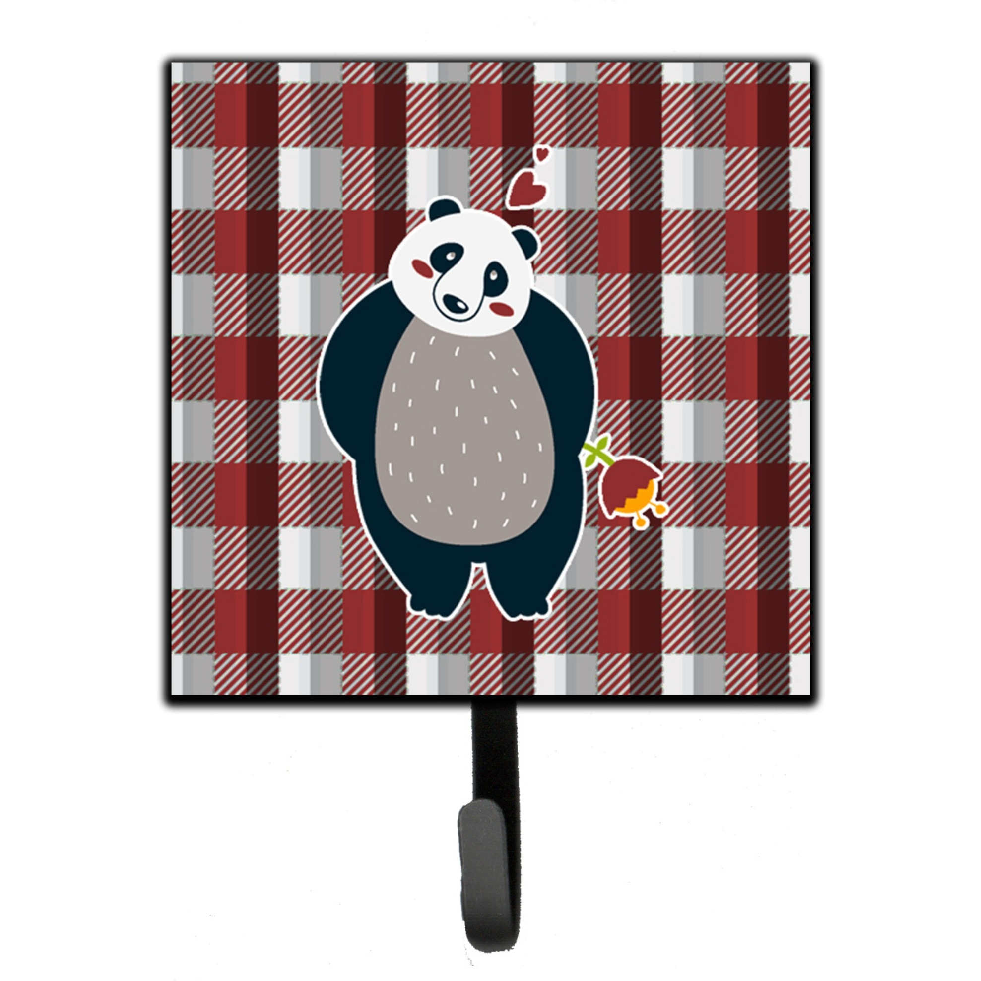 &quotCaroline's Treasures Panda Love Wall Hook, Small, Multicolor"