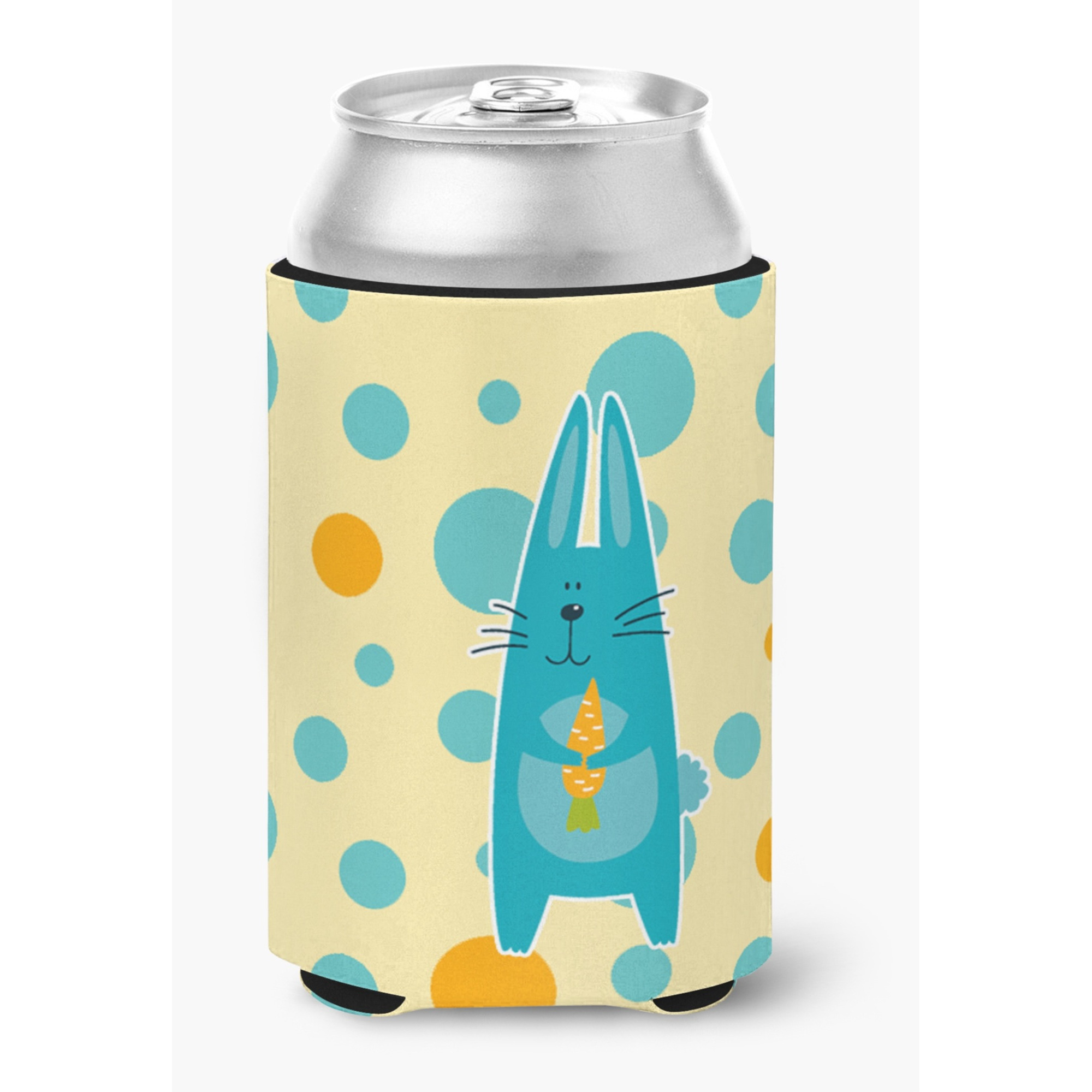 &quotCaroline's Treasures Polkadot Rabbit Can or Bottle Hugger, Can Hugger, Multicolor"