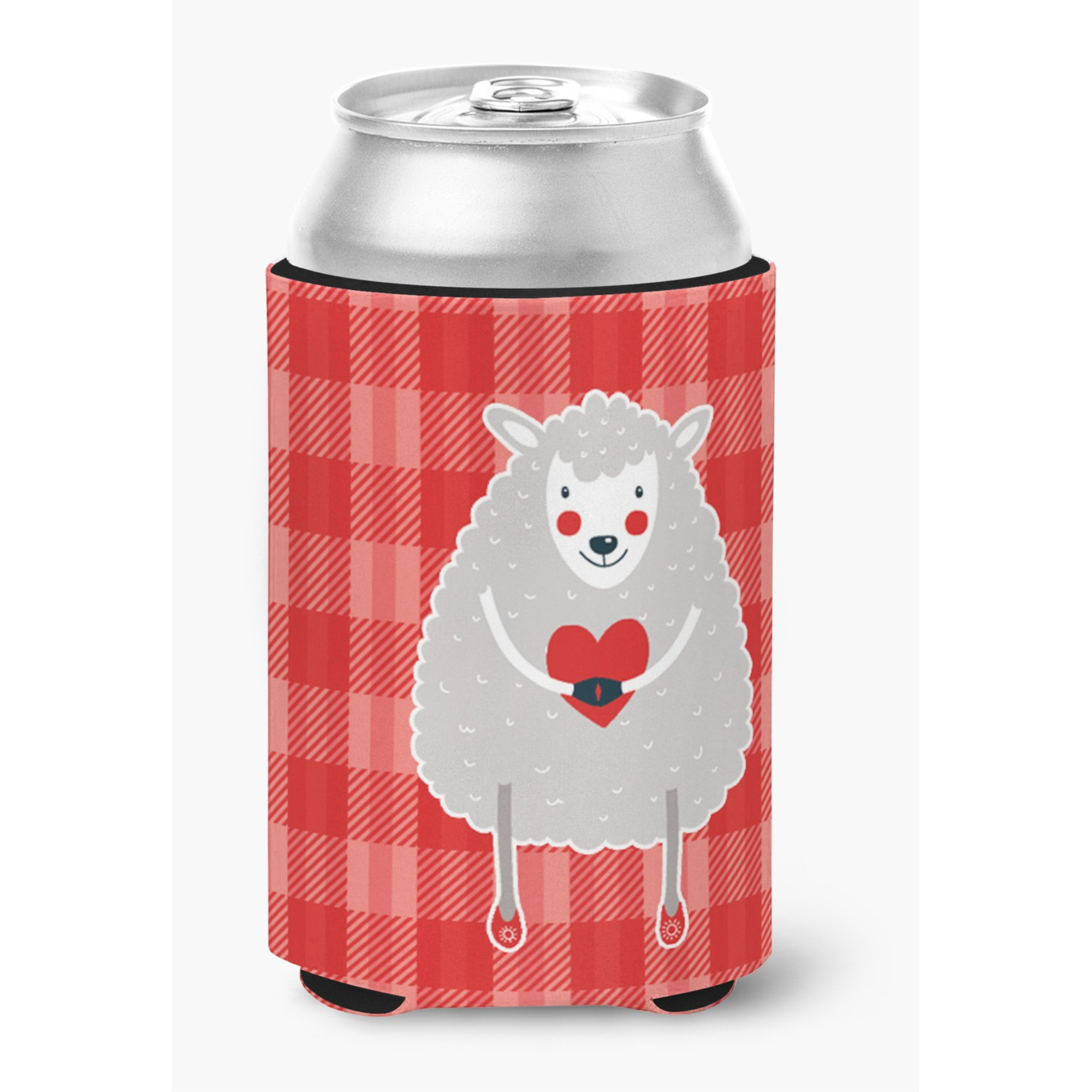 &quotCaroline's Treasures Lamb love Can or Bottle Hugger, Can Hugger, Multicolor"