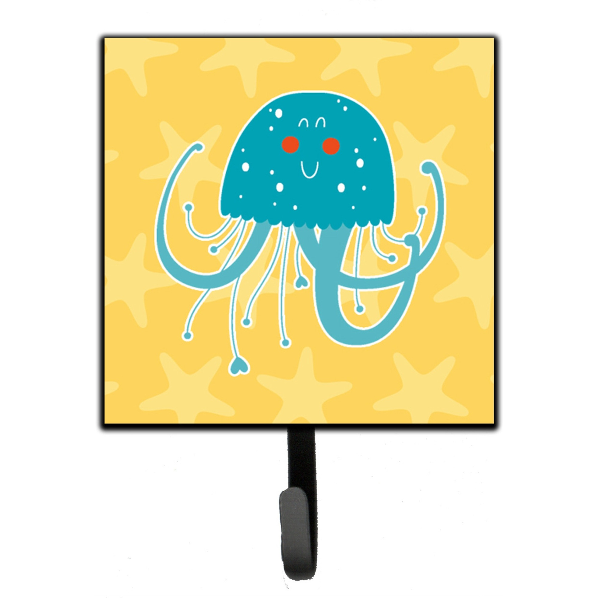&quotCaroline's Treasures Jellyfish Wall Hook, Small, Multicolor"