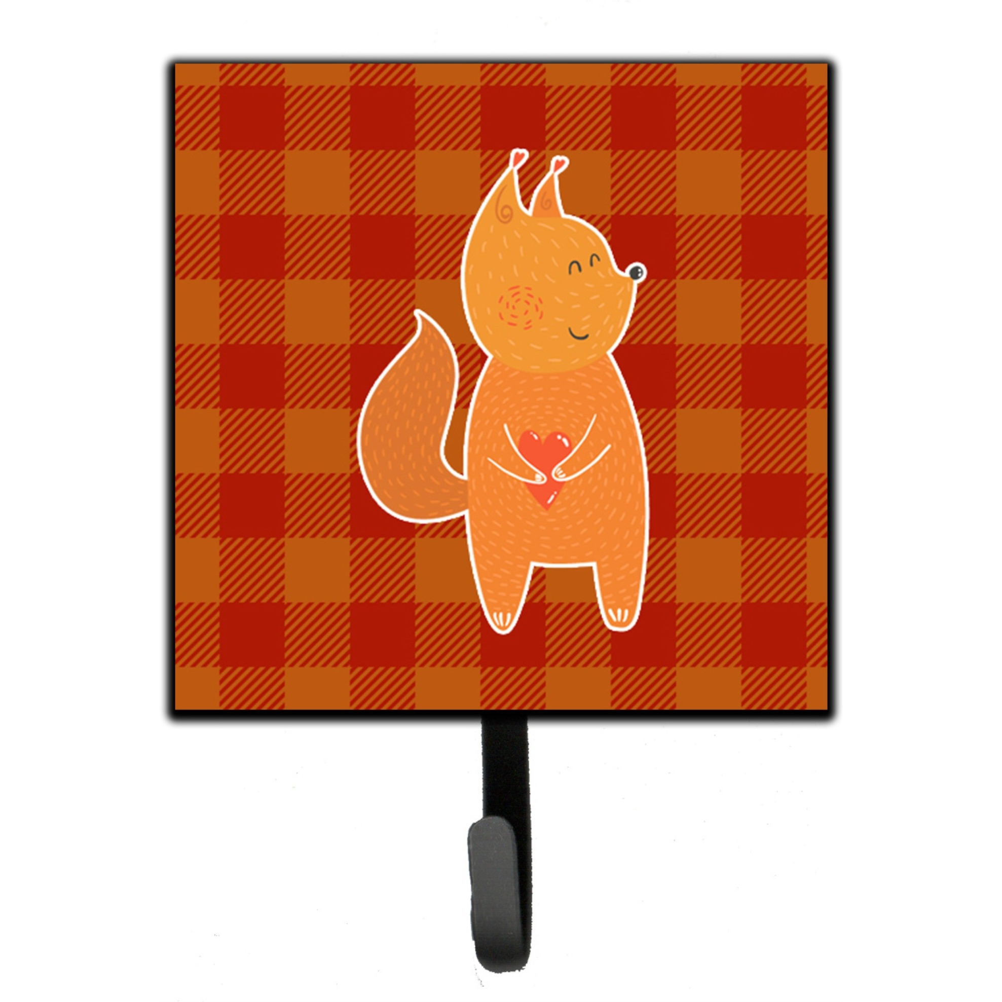 &quotCaroline's Treasures Fox Wall Hook, Small, Multicolor"