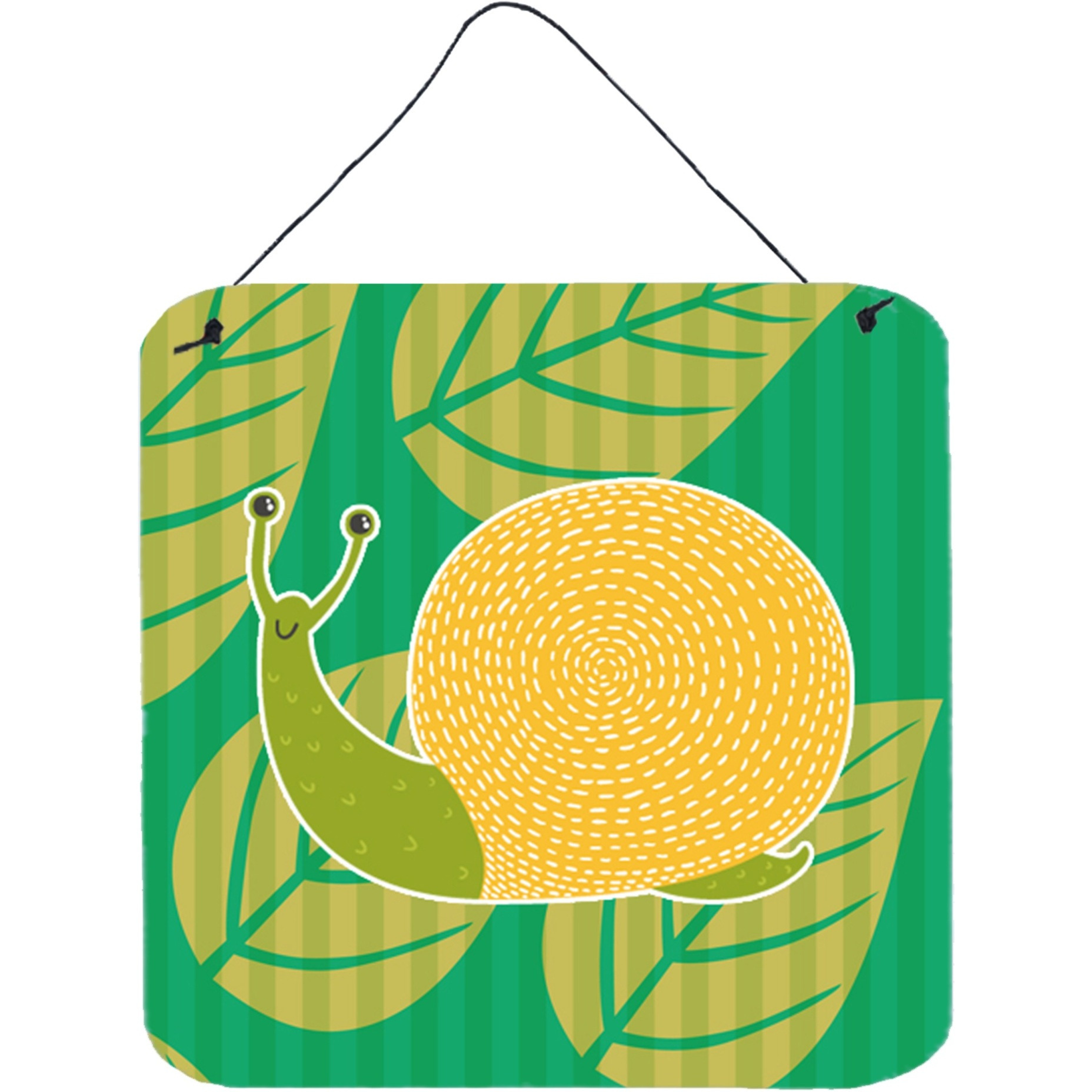 &quotCaroline's Treasures Snail Metal Print, 6"" x 6"", Multicolor"