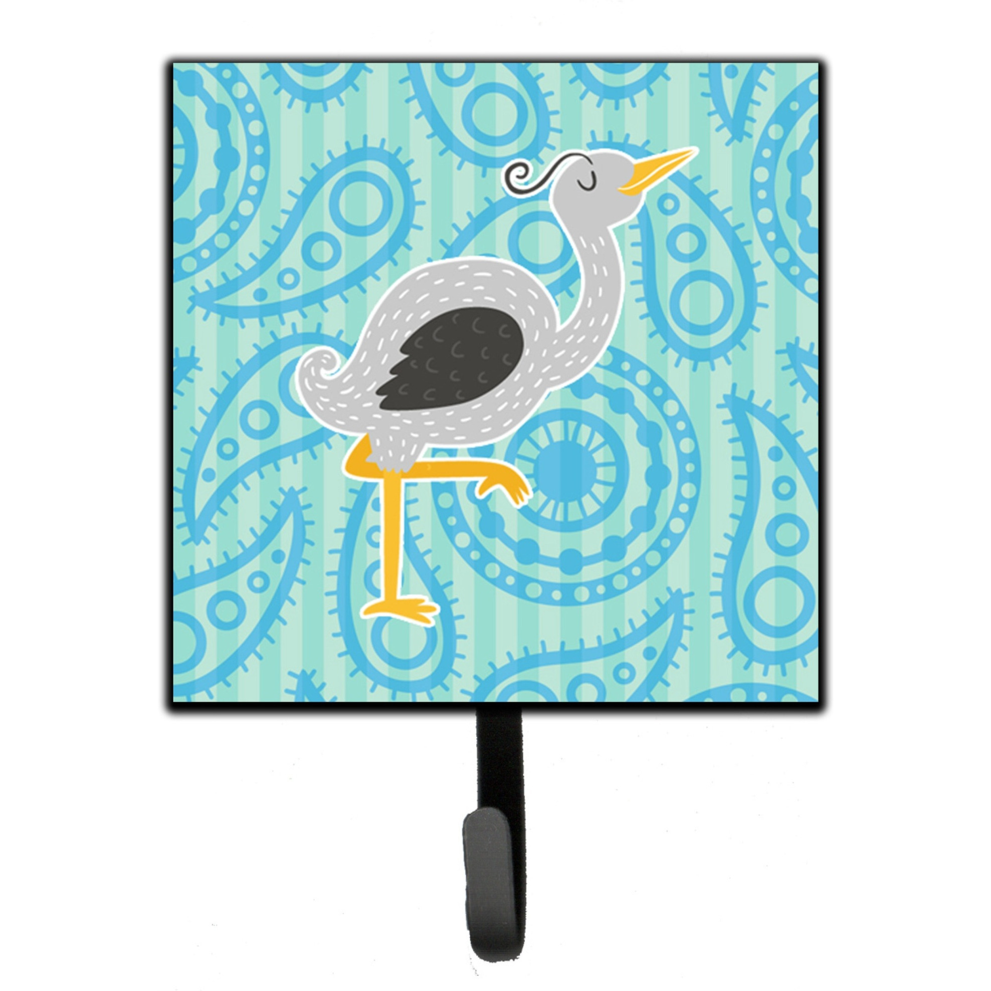 &quotCaroline's Treasures Ostrich Wall Hook, Small, Multicolor"