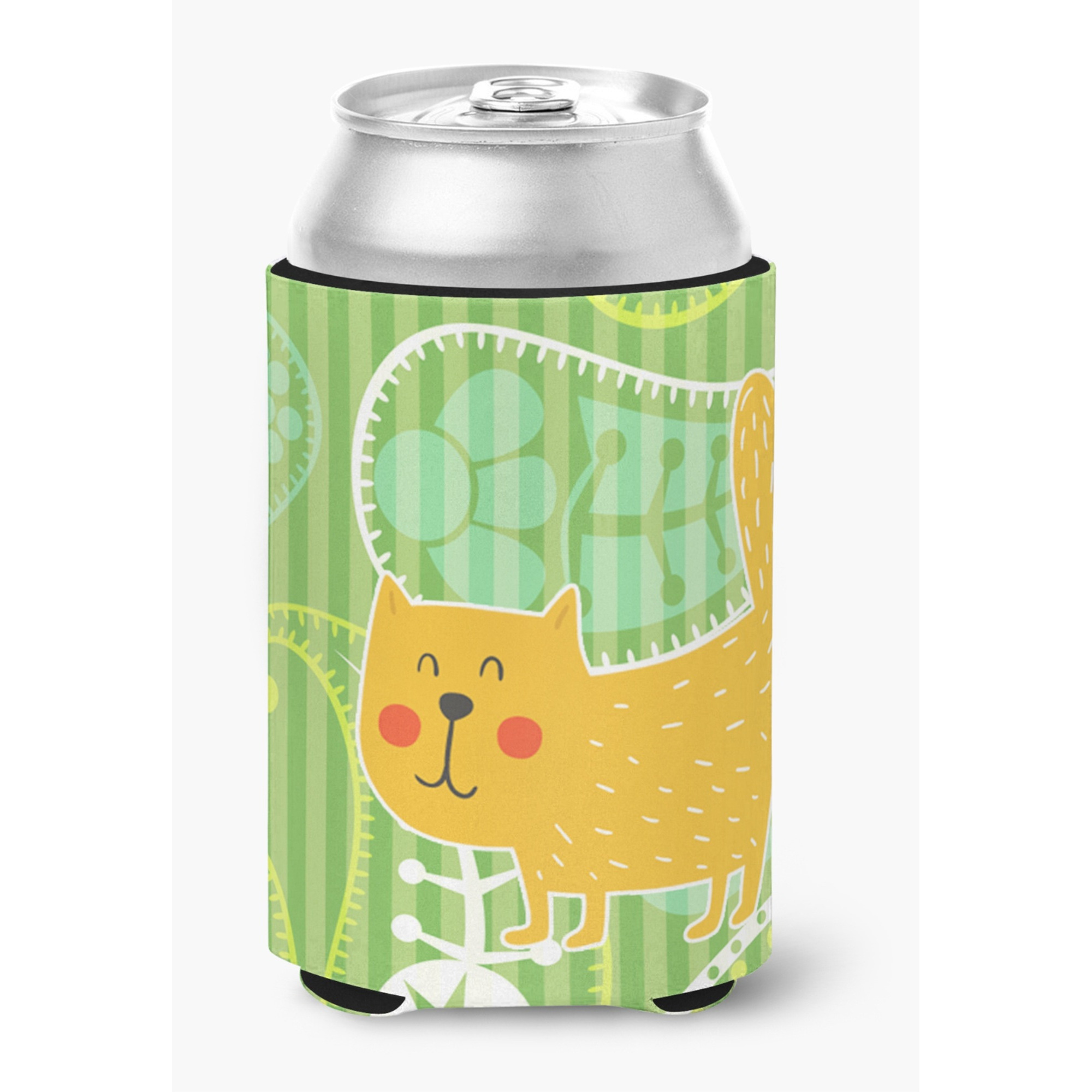 &quotCaroline's Treasures Cat On Paisley Can or Bottle Hugger, Can Hugger, Multicolor"