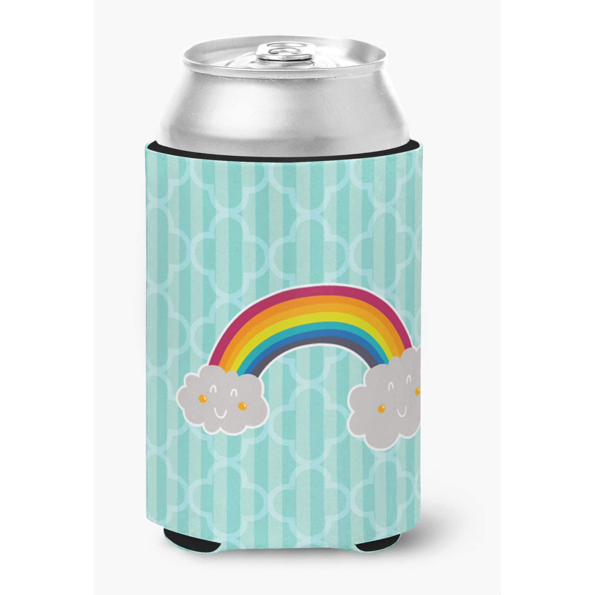 &quotCaroline's Treasures Rainbow In Clouds Can or Bottle Hugger, Can Hugger, Multicolor"