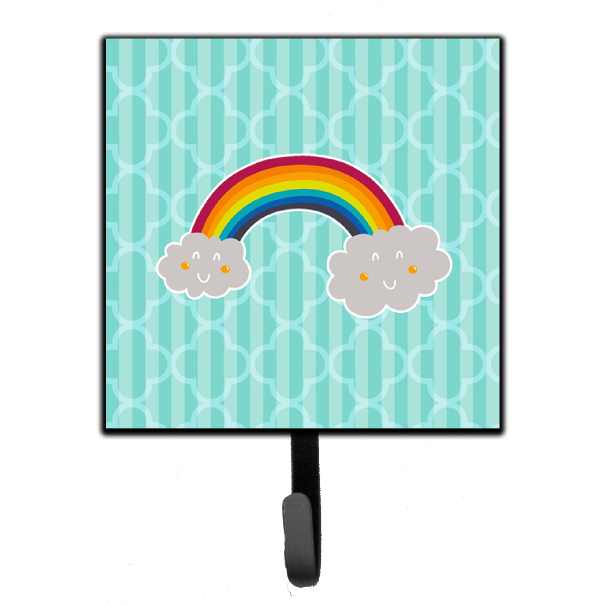 &quotCaroline's Treasures Rainbow in Clouds Wall Hook, Small, Multicolor"