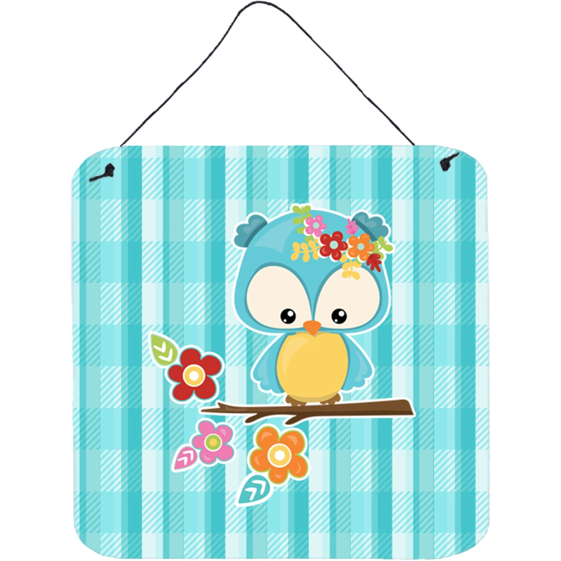 &quotCaroline's Treasures Blue Bird Metal Print, 6"" x 6"", Multicolor"
