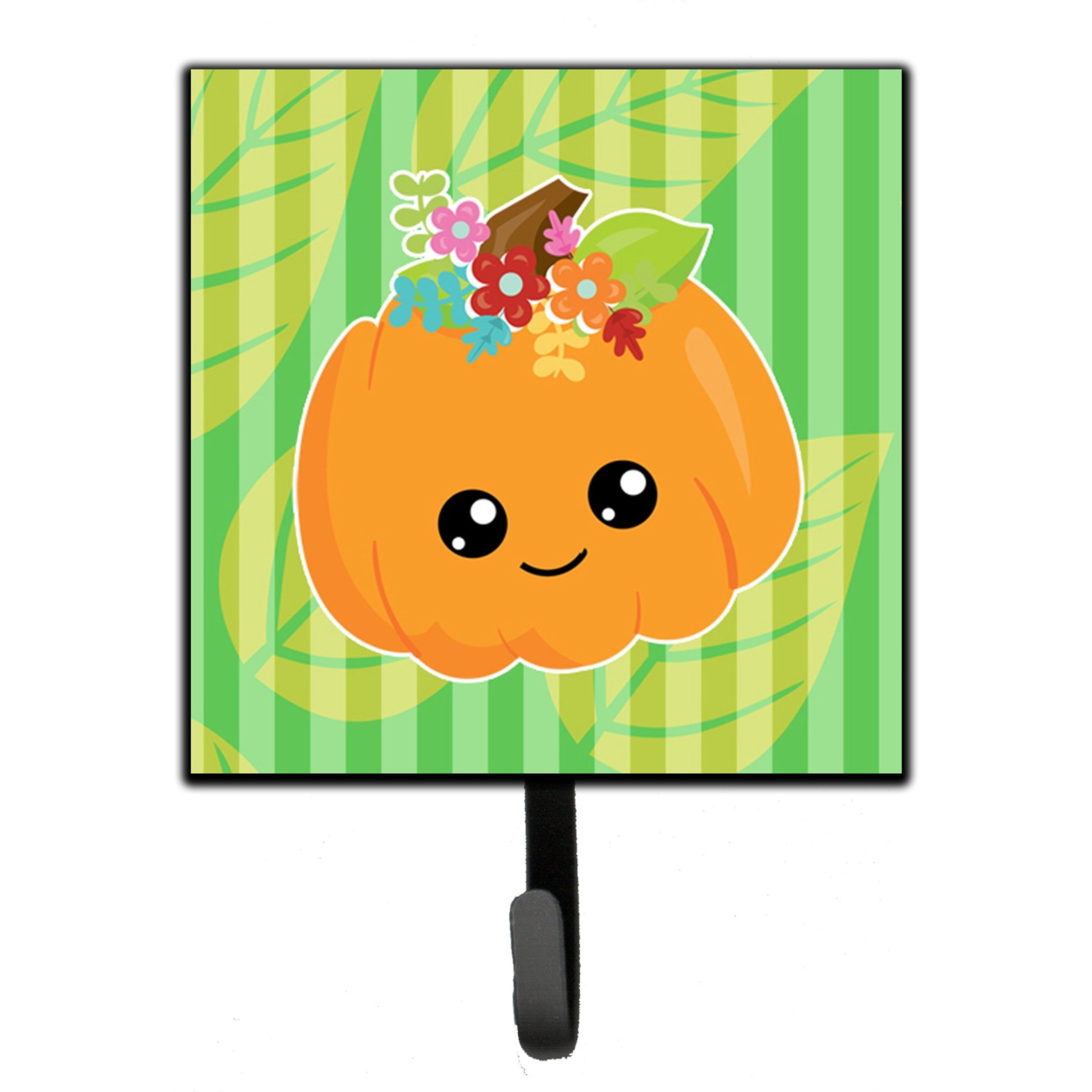 &quotCaroline's Treasures Pumpkin Fall Wall Hook, Small, Multicolor"