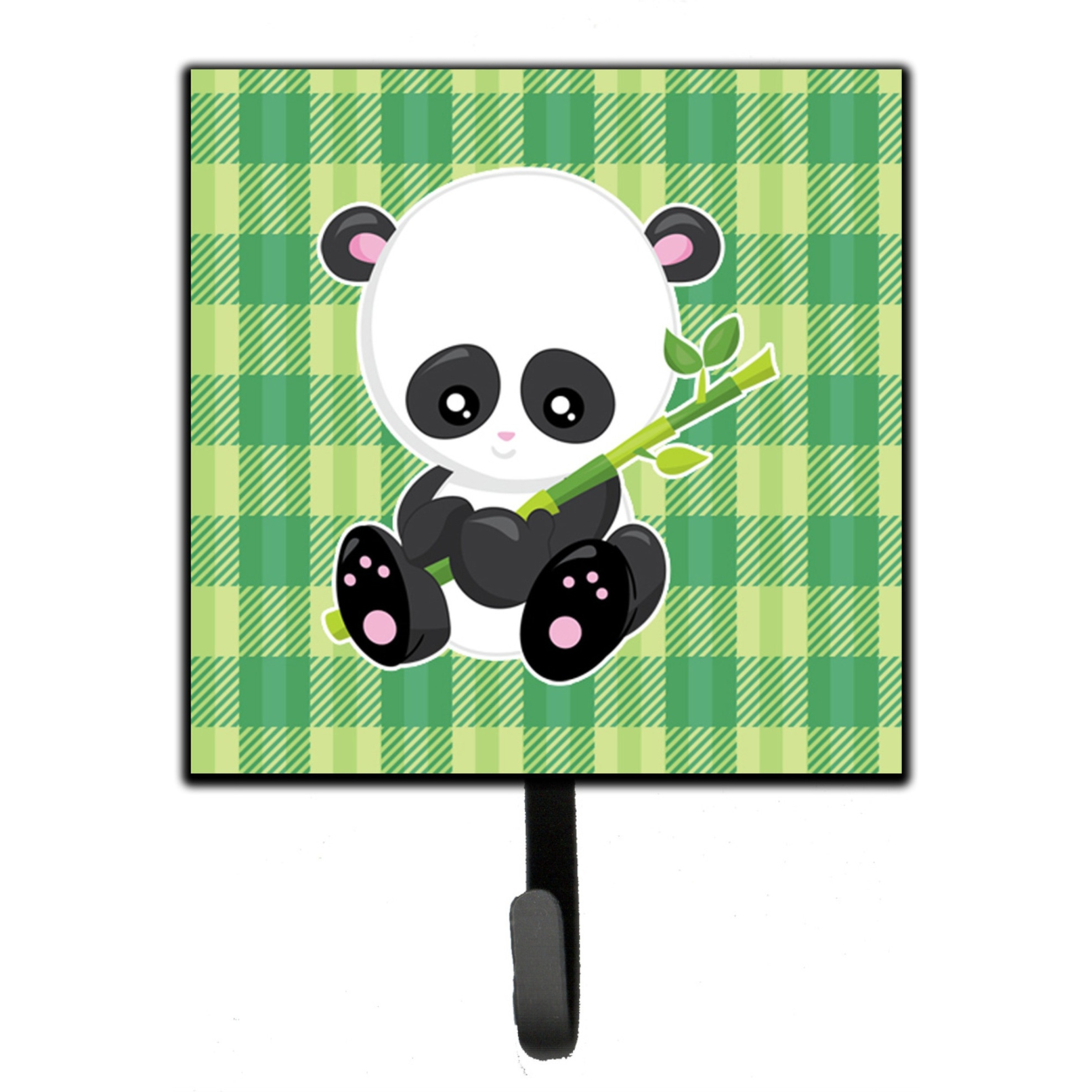 &quotCaroline's Treasures Panda Lucky Bamboo Wall Hook, Small, Multicolor"