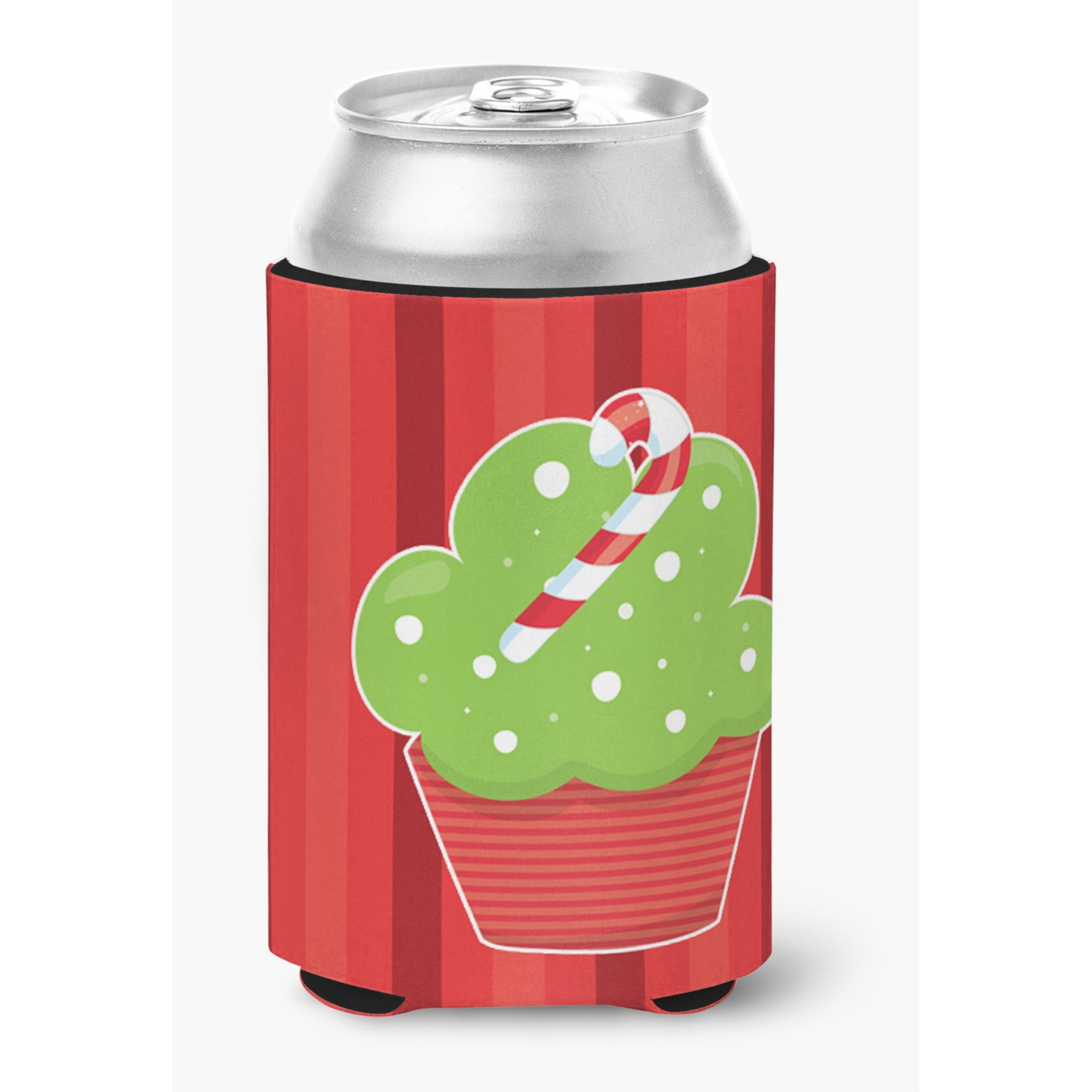 &quotCaroline's Treasures BB6814CC Christmas Cupcake Can or Bottle Hugger, Can Hugger, Multicolor"
