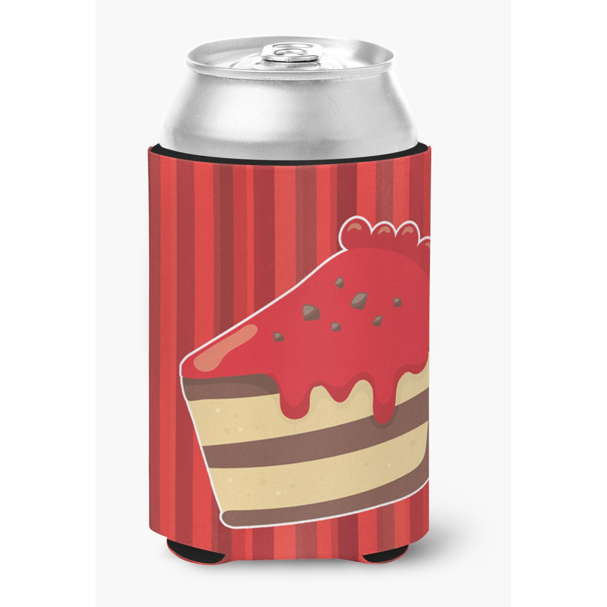 &quotCaroline's Treasures Christmas Cake Can or Bottle Hugger, Can Hugger, Multicolor"