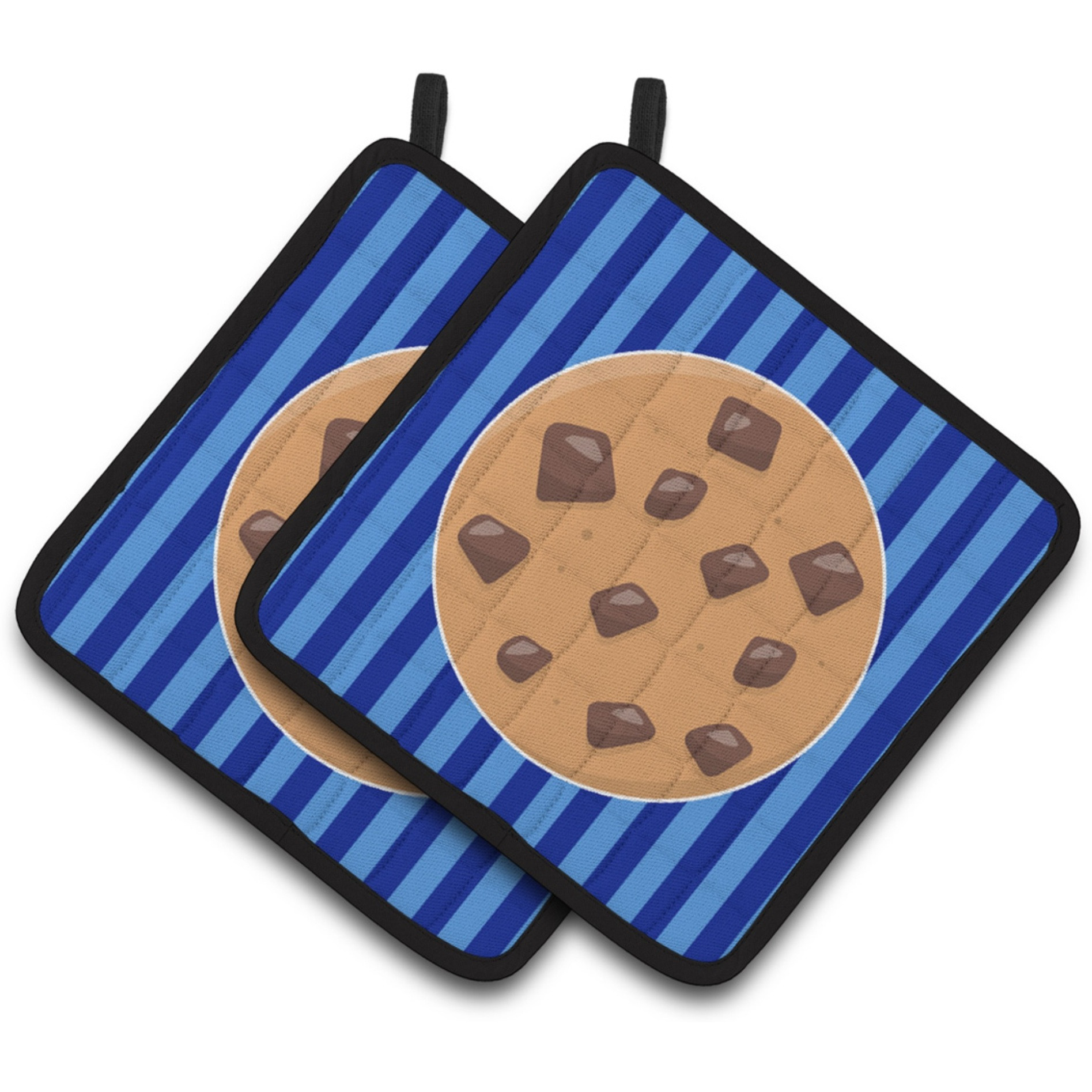&quotCaroline's Treasures Cookie Monster Pair of Pot Holders, 7.5 x 7.5, Multicolor"