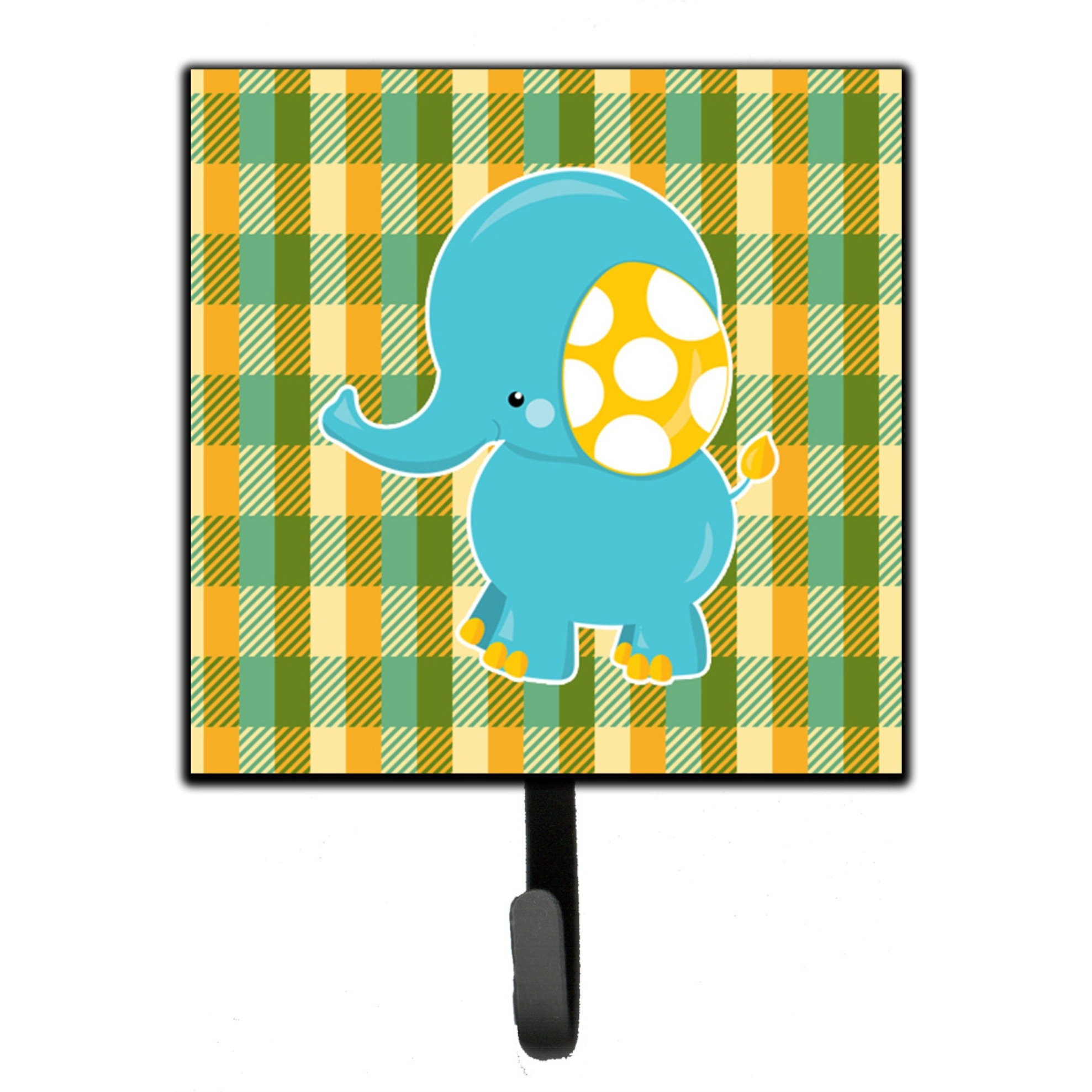 &quotCaroline's Treasures Boy Elephant Wall Hook, Small, Multicolor"