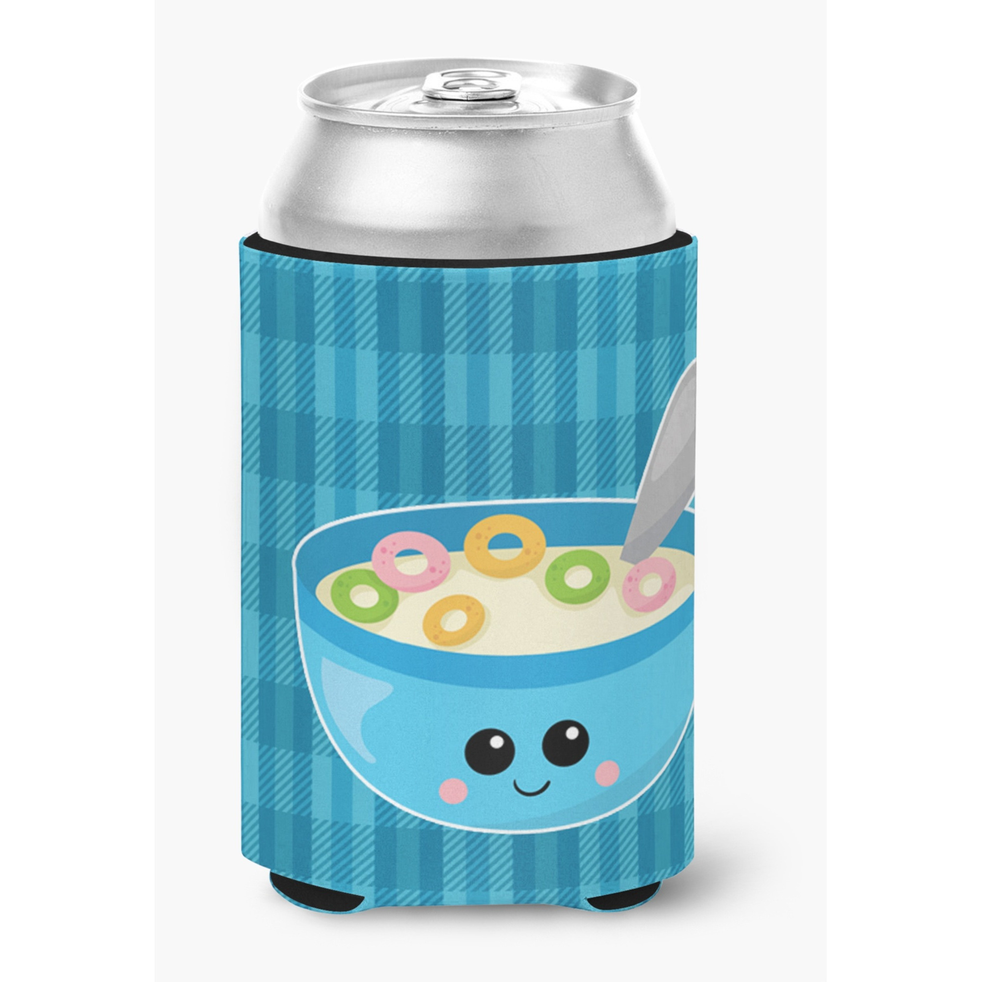 &quotCaroline's Treasures Blue Bowl of Cereal Can or Bottle Hugger, Can Hugger, Multicolor"