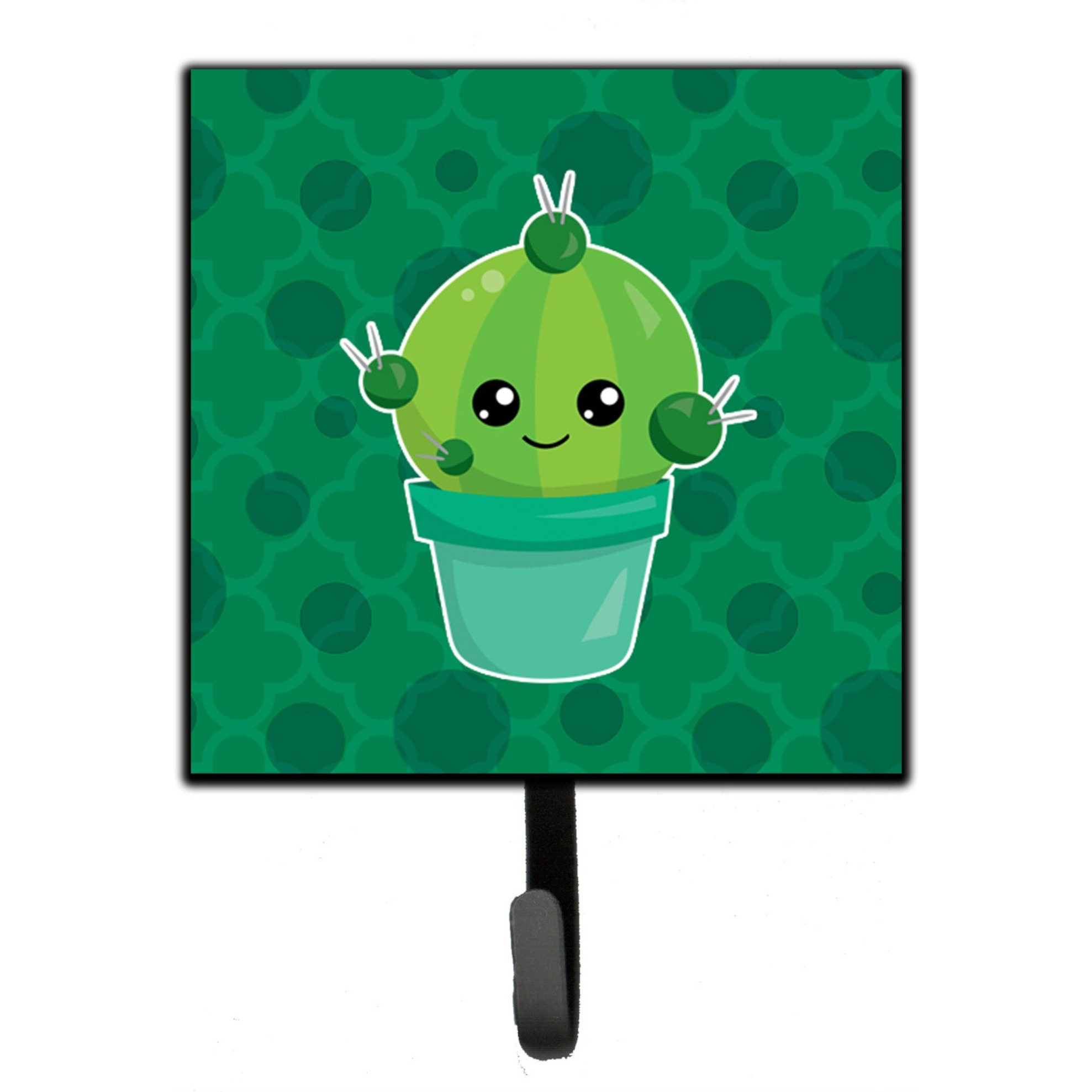 &quotCaroline's Treasures Cactus Polkadots Wall Hook, Small, Multicolor"