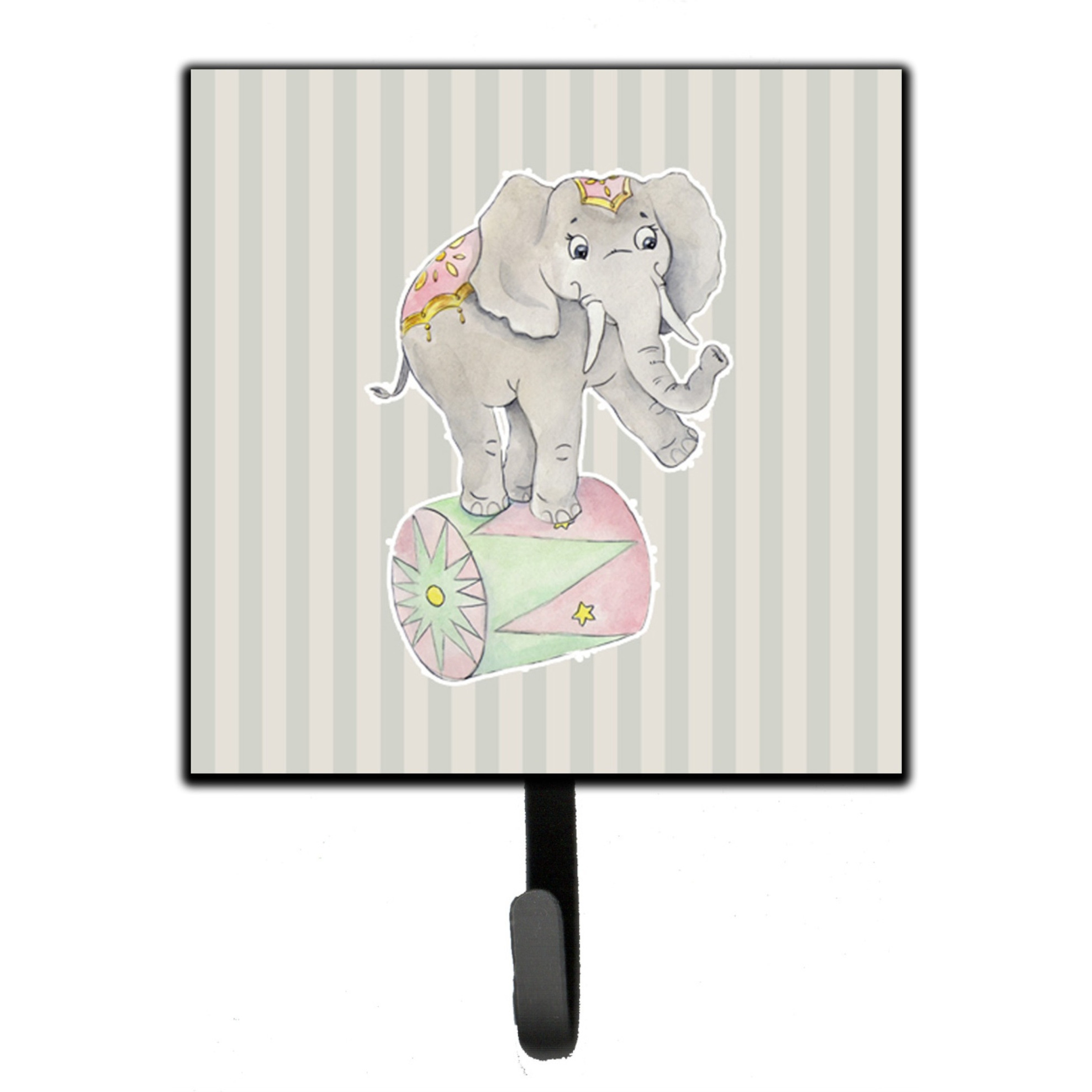 &quotCaroline's Treasures Circus Elephant Wall Hook, Small, Multicolor"