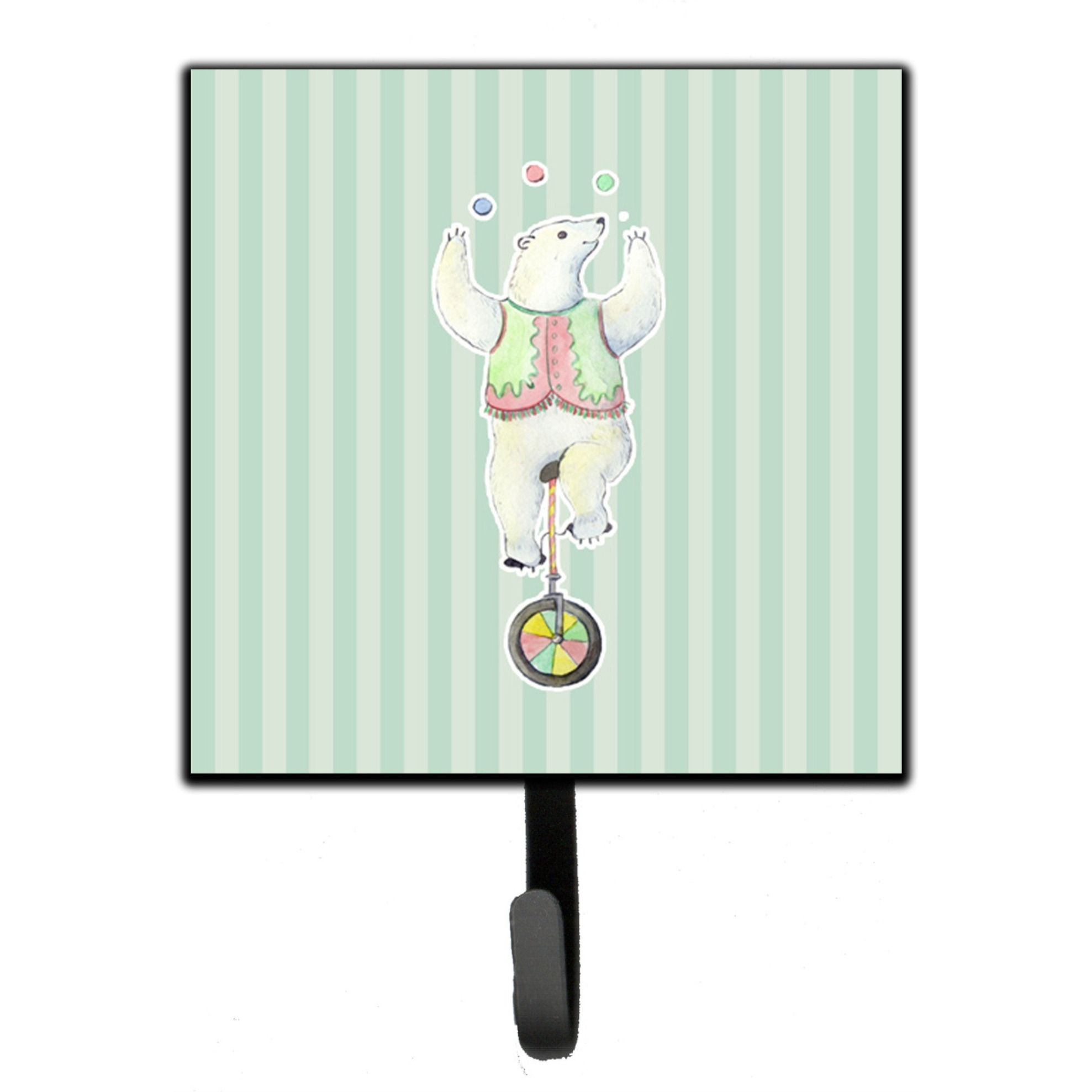 &quotCaroline's Treasures Circus Bear Wall Hook, Small, Multicolor"