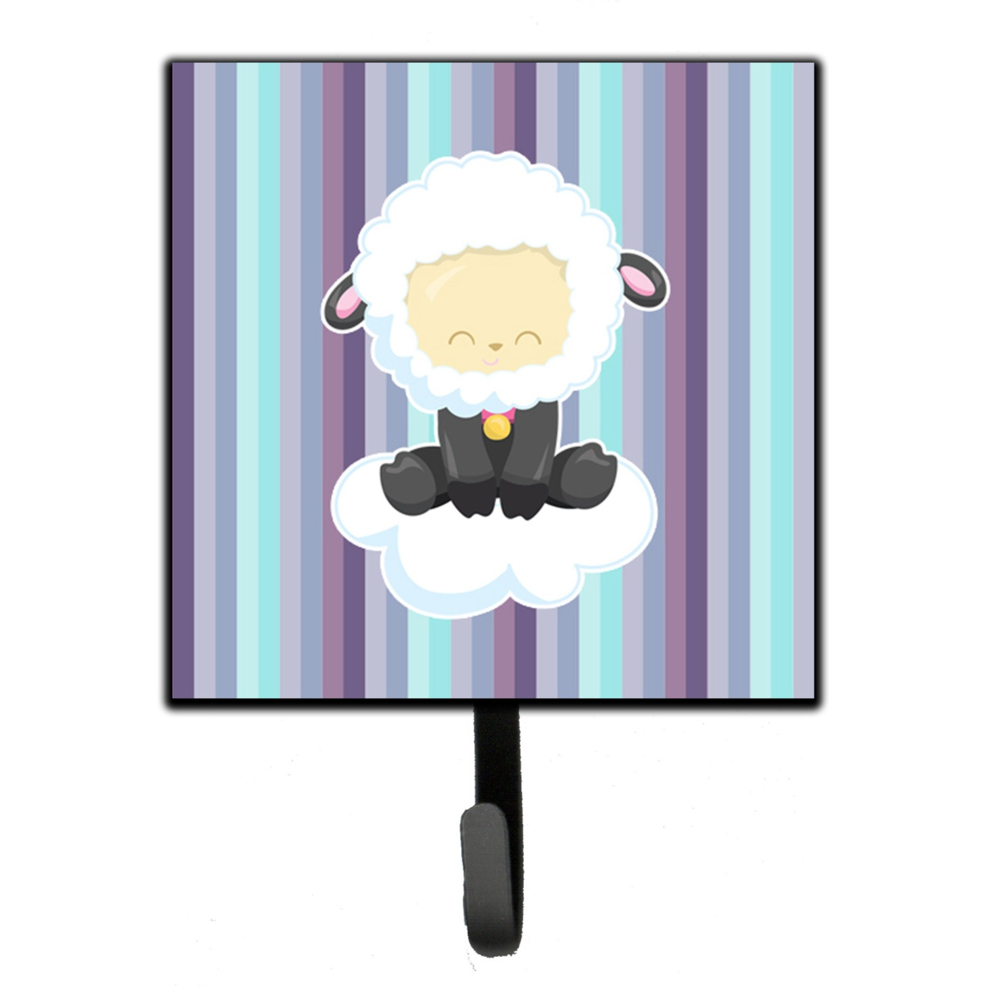 &quotCaroline's Treasures Sheep on Cloud Wall Hook, Small, Multicolor"