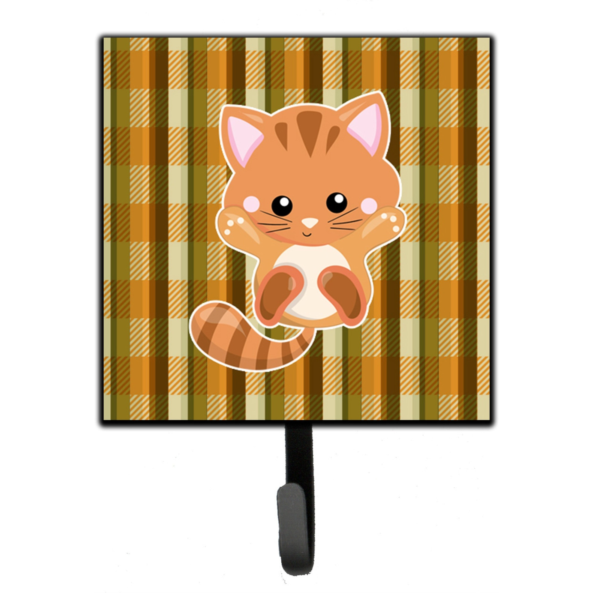 &quotCaroline's Treasures Hooray Kitten Wall Hook, Small, Multicolor"