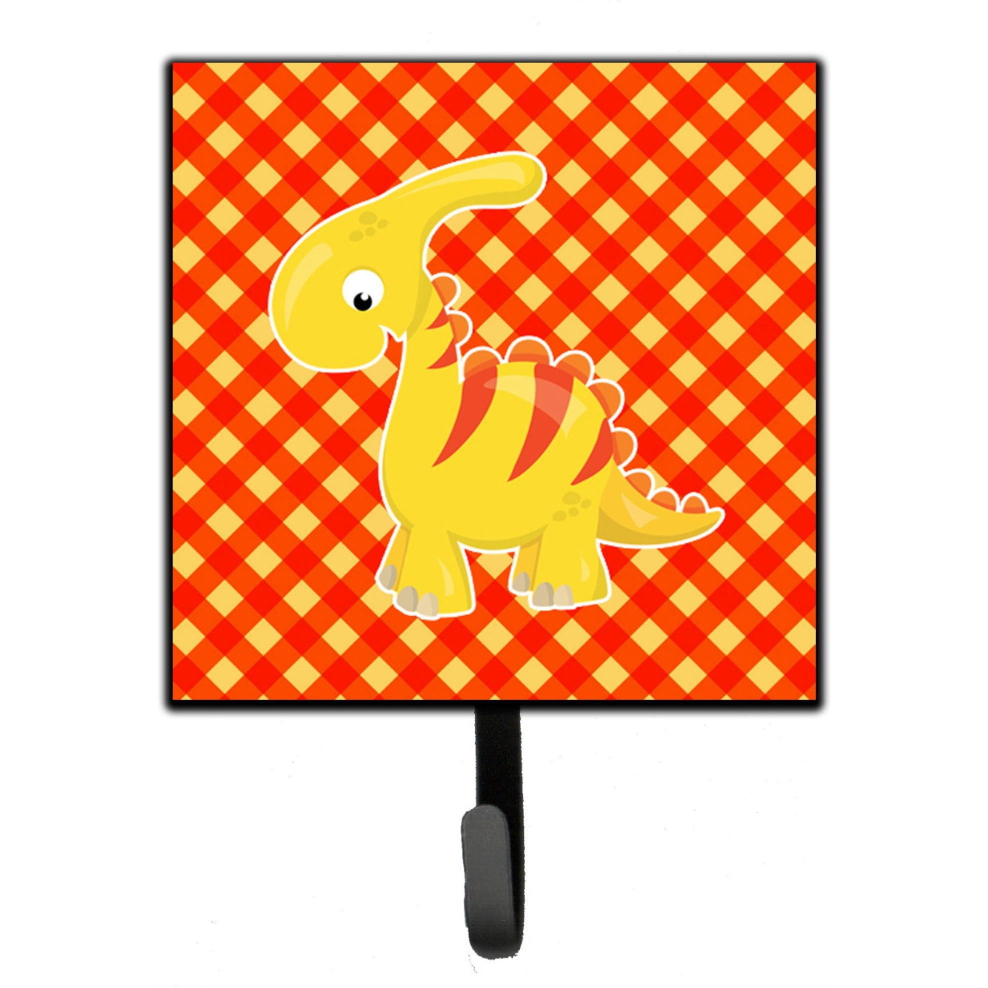 &quotCaroline's Treasures Parasaurolophus Dinosaur Wall Hook, Small, Multicolor"