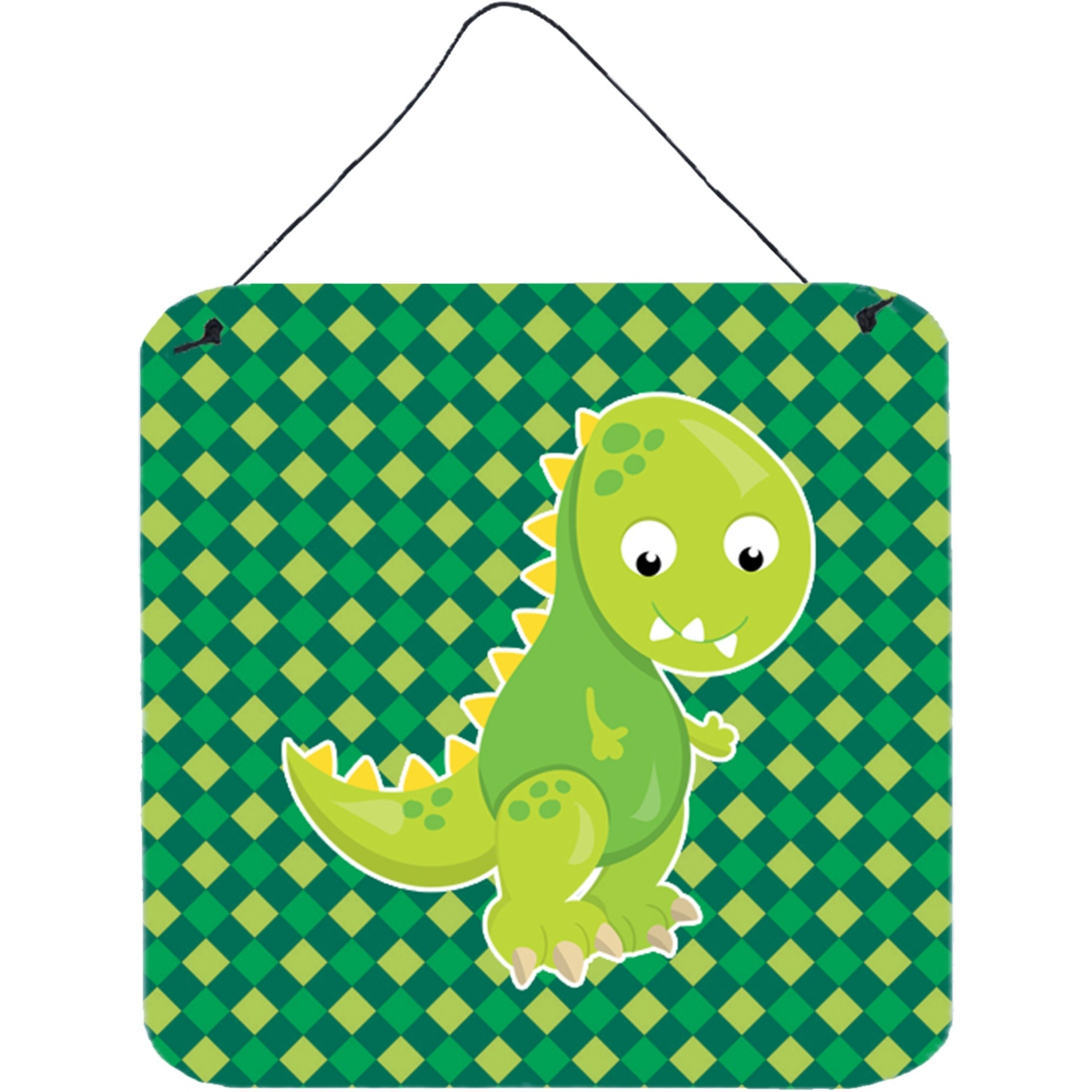 &quotCaroline's Treasures Iguanodon Dinosaur Metal Print, 6"" x 6"", Multicolor"