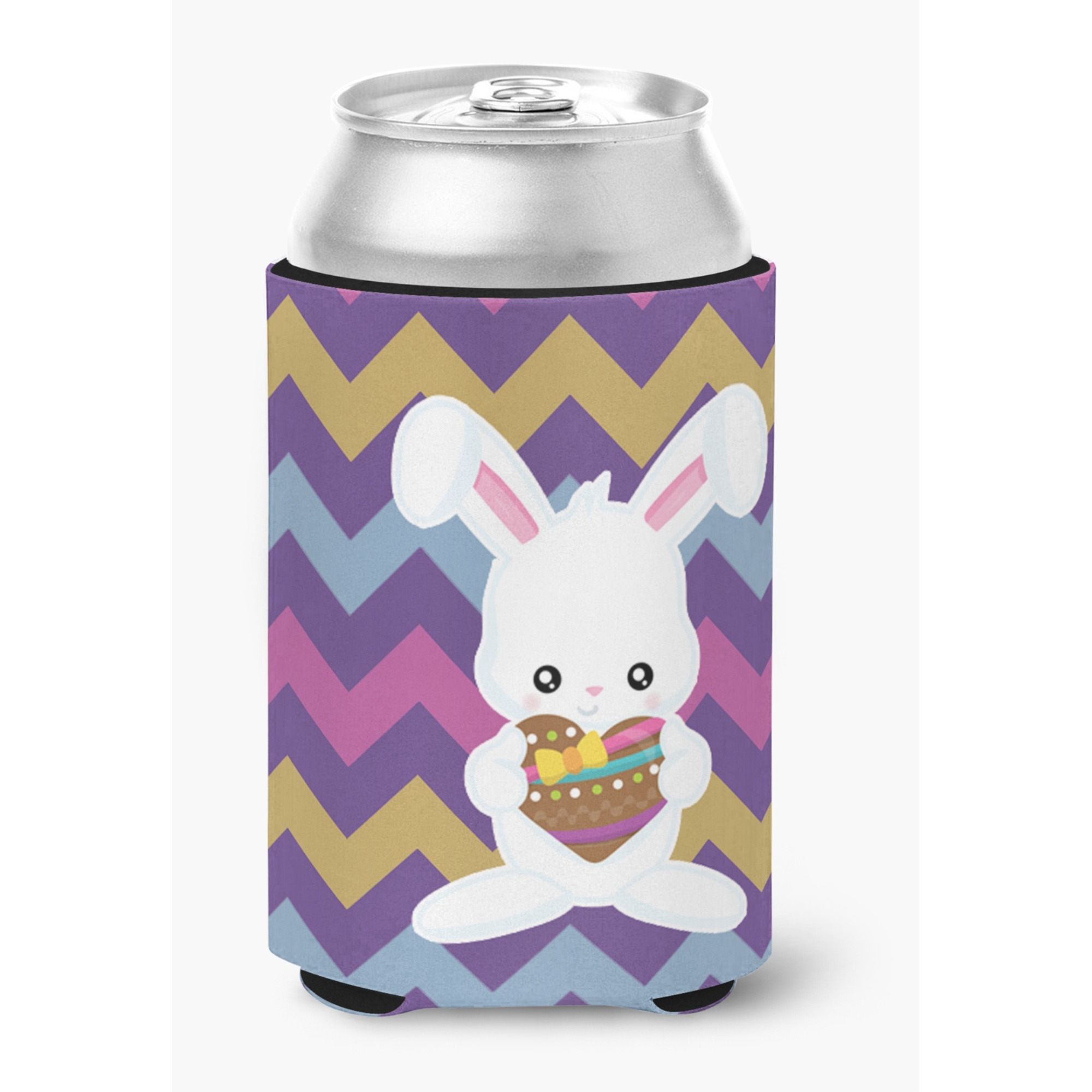 &quotCaroline's Treasures Easter Rabbit with Chocolate Heart Can or Bottle Hugger, Can Hugger, Multicolor"