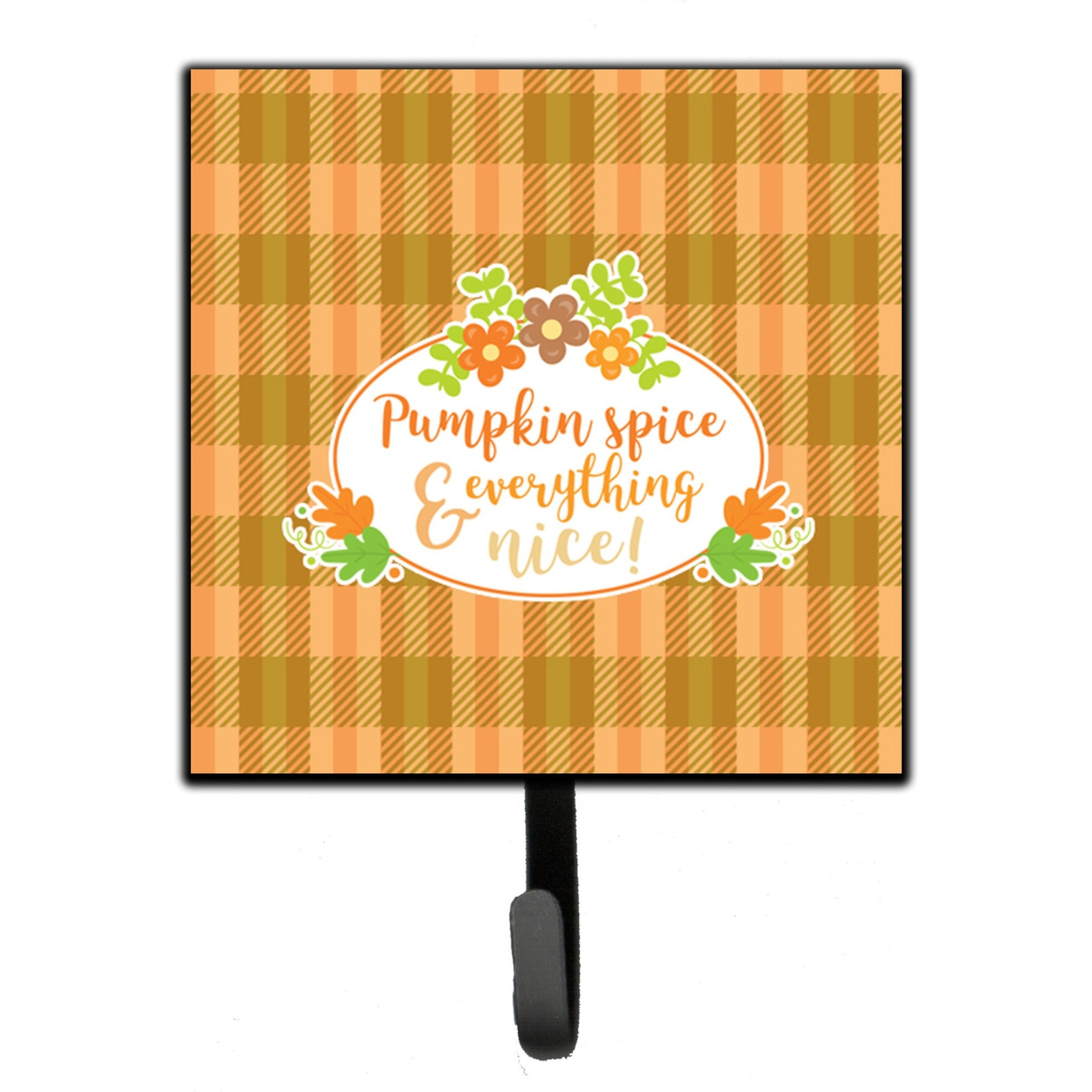 &quotCaroline's Treasures Fall Pumpkin Spice and Everything Wall Hook, Small, Multicolor"