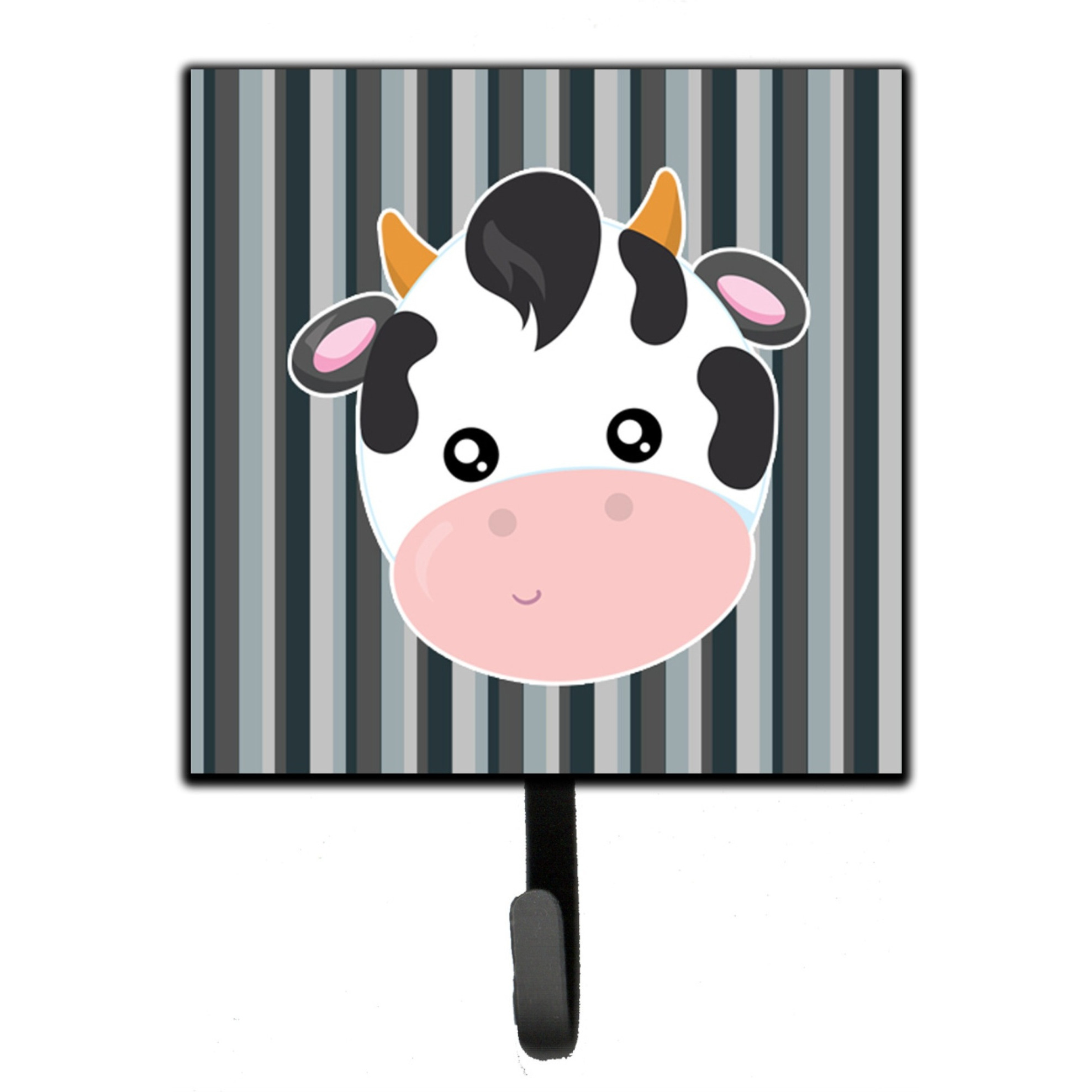 &quotCaroline's Treasures Cow Face Wall Hook, Small, Multicolor"