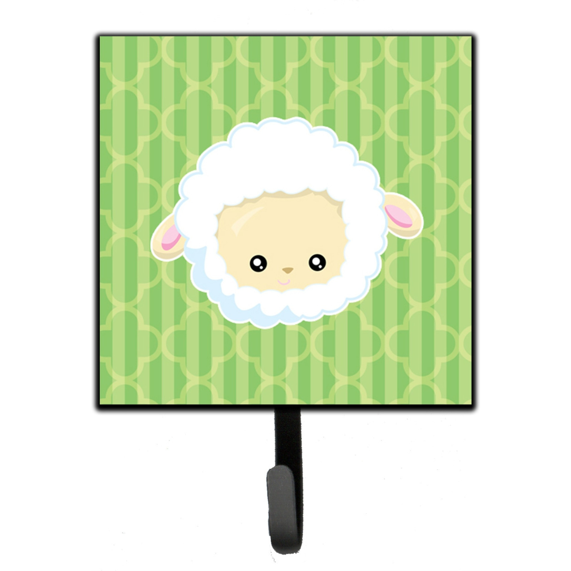 &quotCaroline's Treasures Sheep Lamb Face Wall Hook, Small, Multicolor"