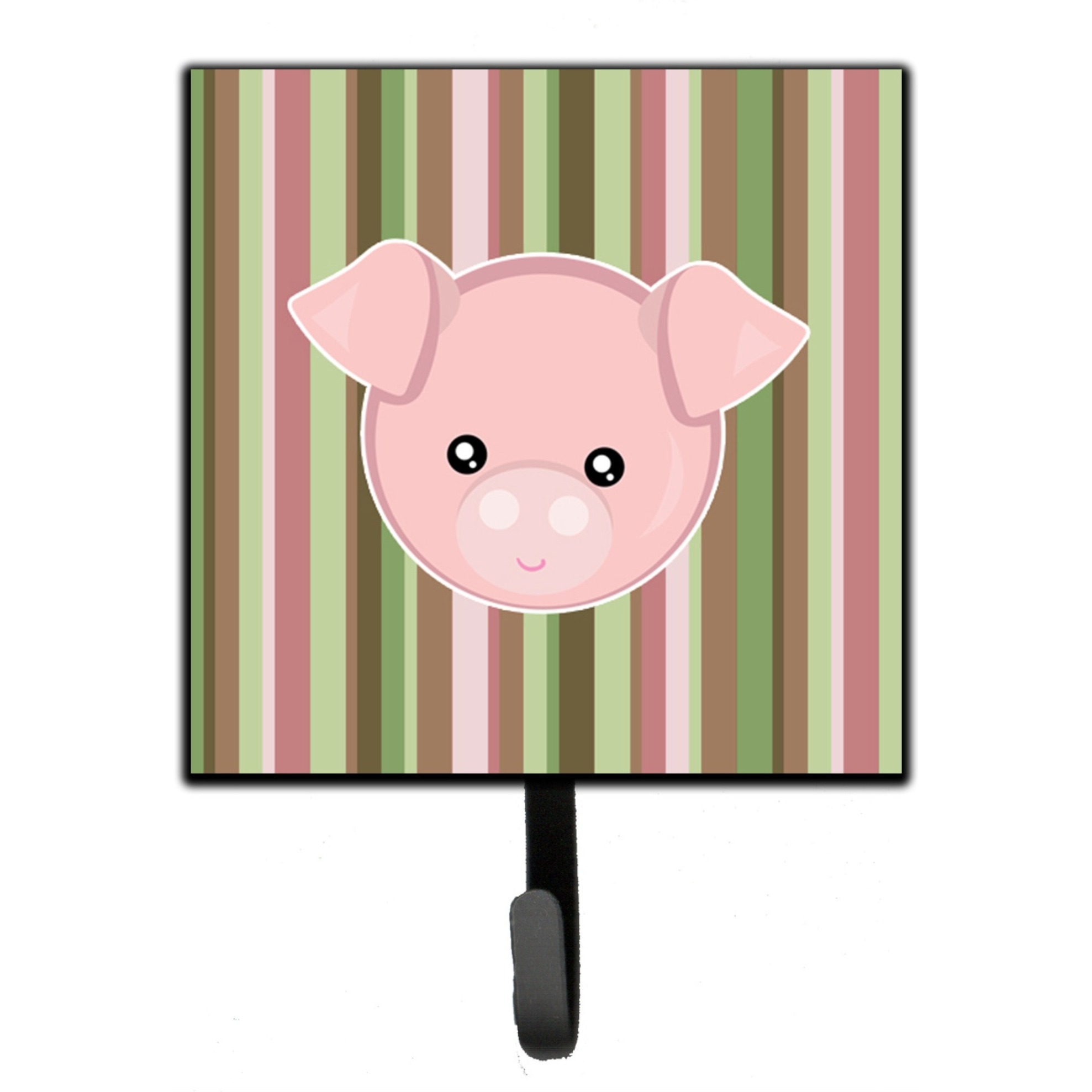 &quotCaroline's Treasures Pig Face Wall Hook, Small, Multicolor"