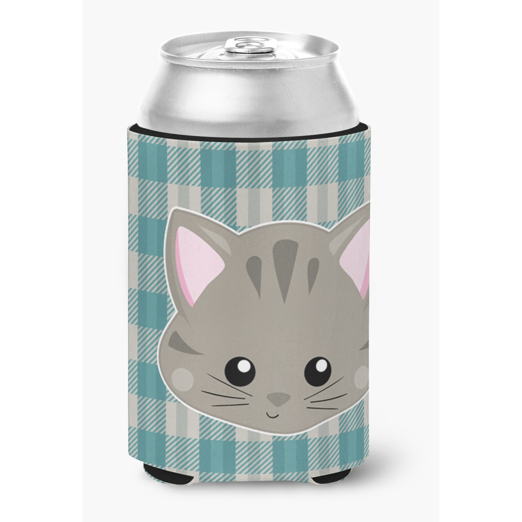 &quotCaroline's Treasures Kitten Face Can or Bottle Hugger, Can Hugger, Multicolor"