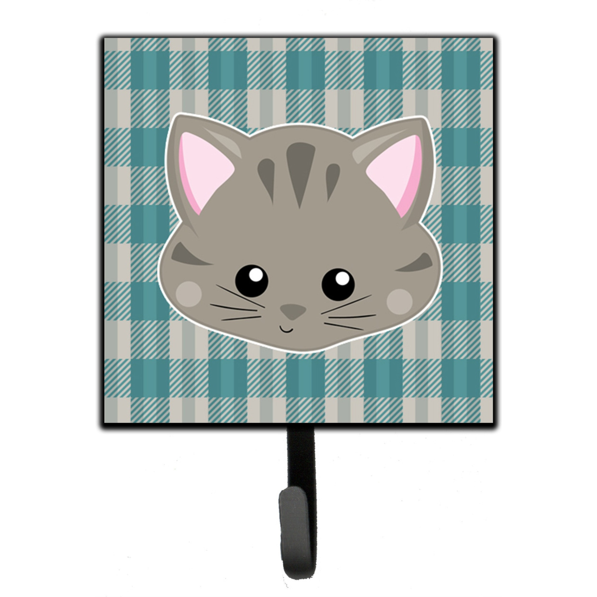 &quotCaroline's Treasures Kitten Face Wall Hook, Small, Multicolor"
