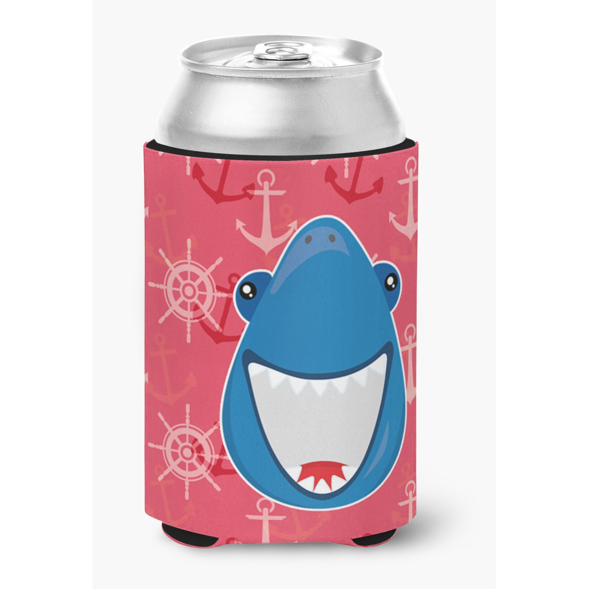 &quotCaroline's Treasures Shark Wide Open Can or Bottle Hugger, Can Hugger, Multicolor"